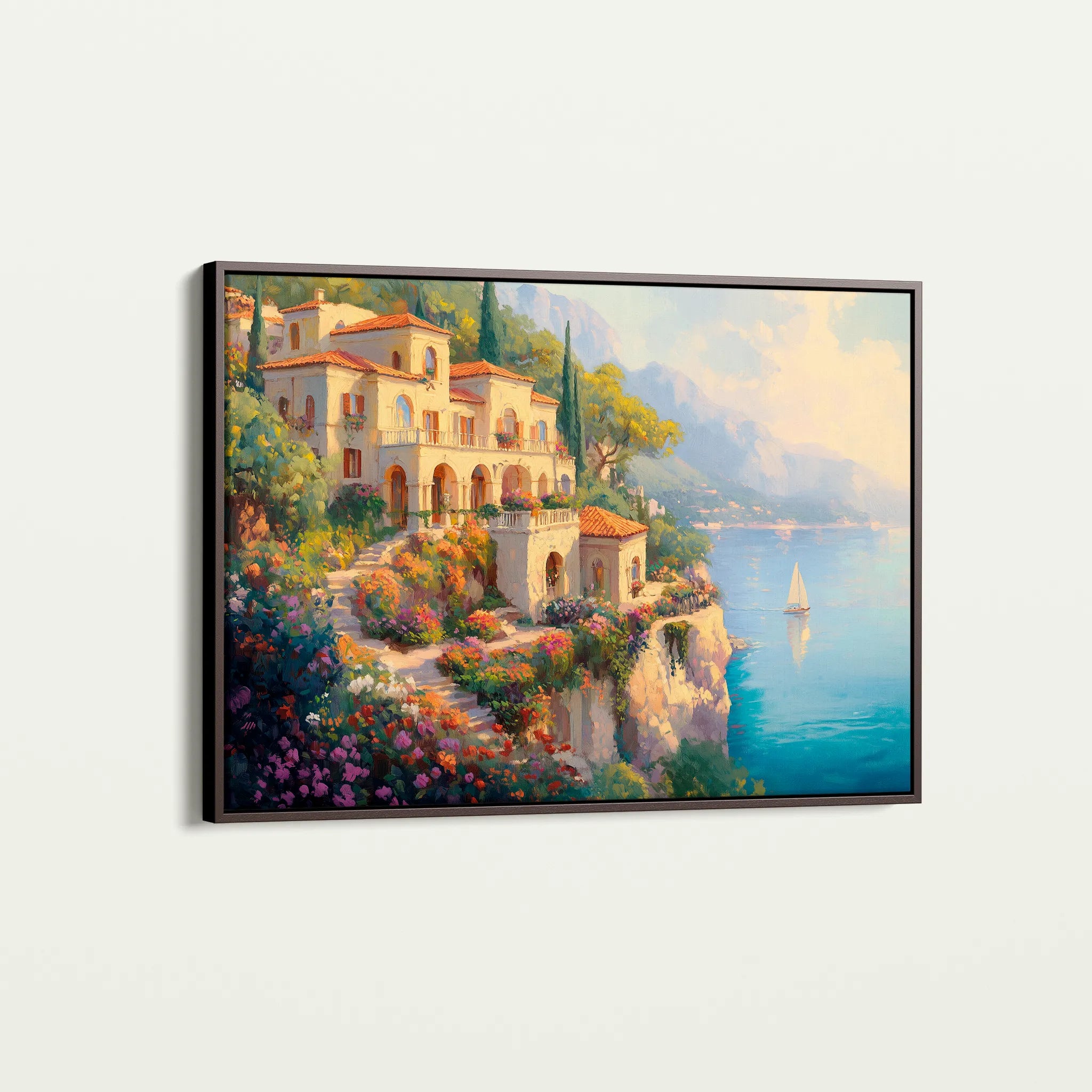 Landscape 454 Canvas Art 18" x 24" / 45 x 60 cm / Black