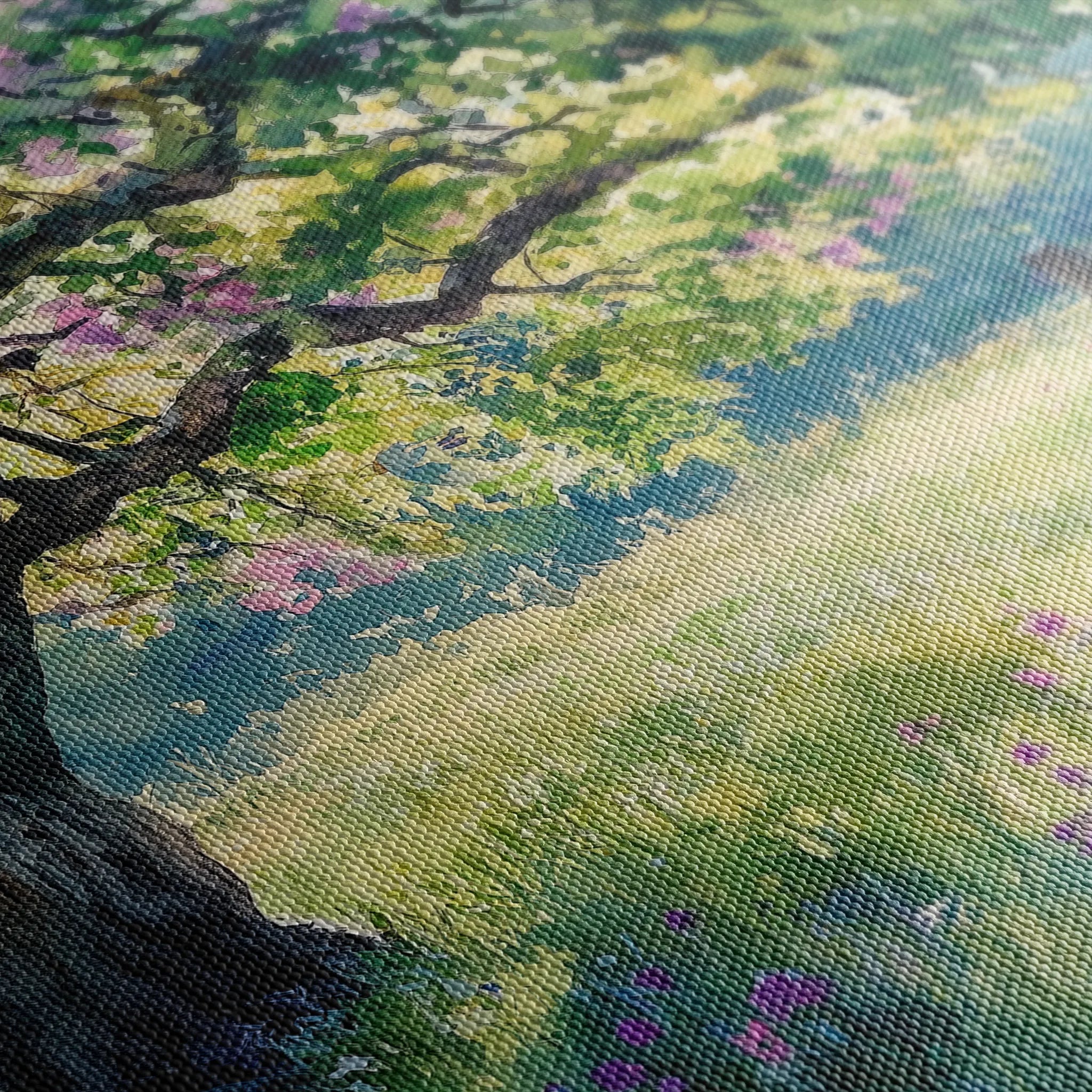 Landscape 456 Canvas Art 18" x 24" / 45 x 60 cm / Black