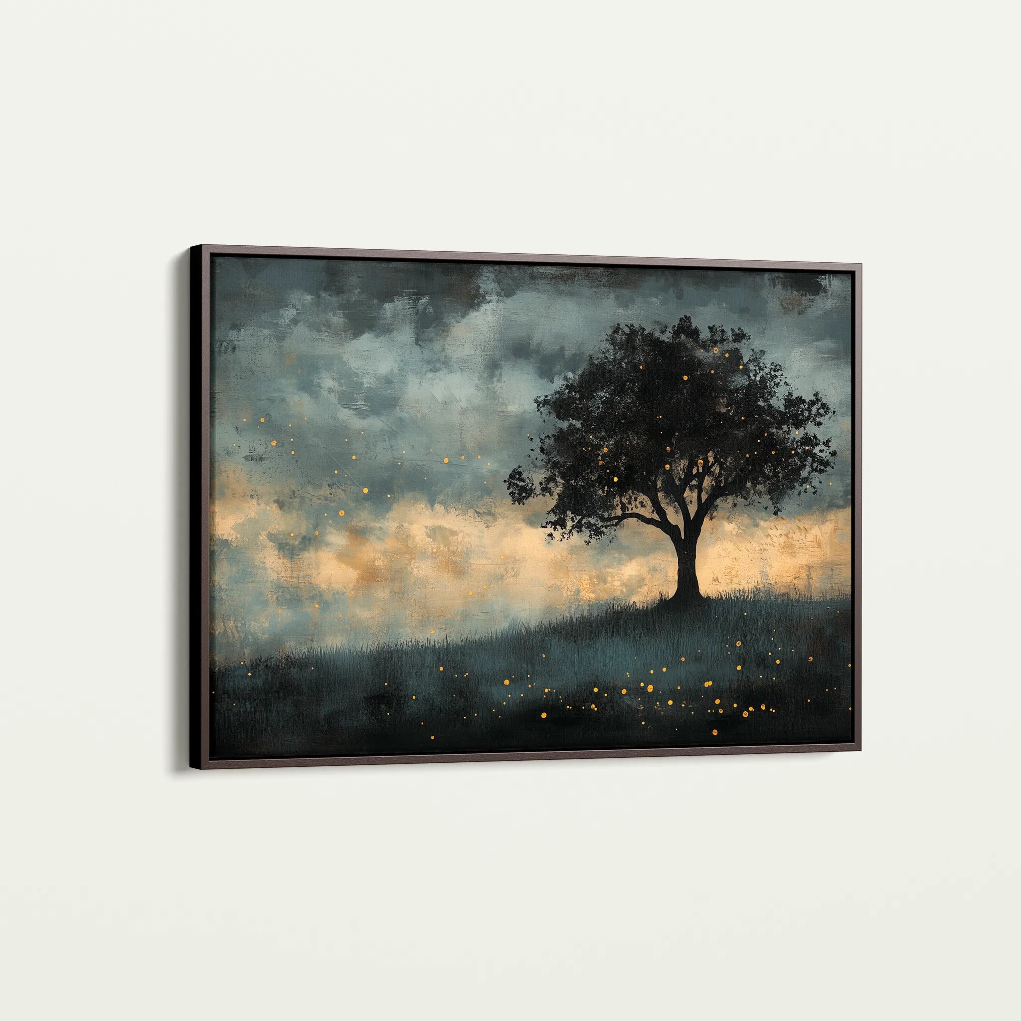 Landscape 457 Canvas Art 18" x 24" / 45 x 60 cm / Black