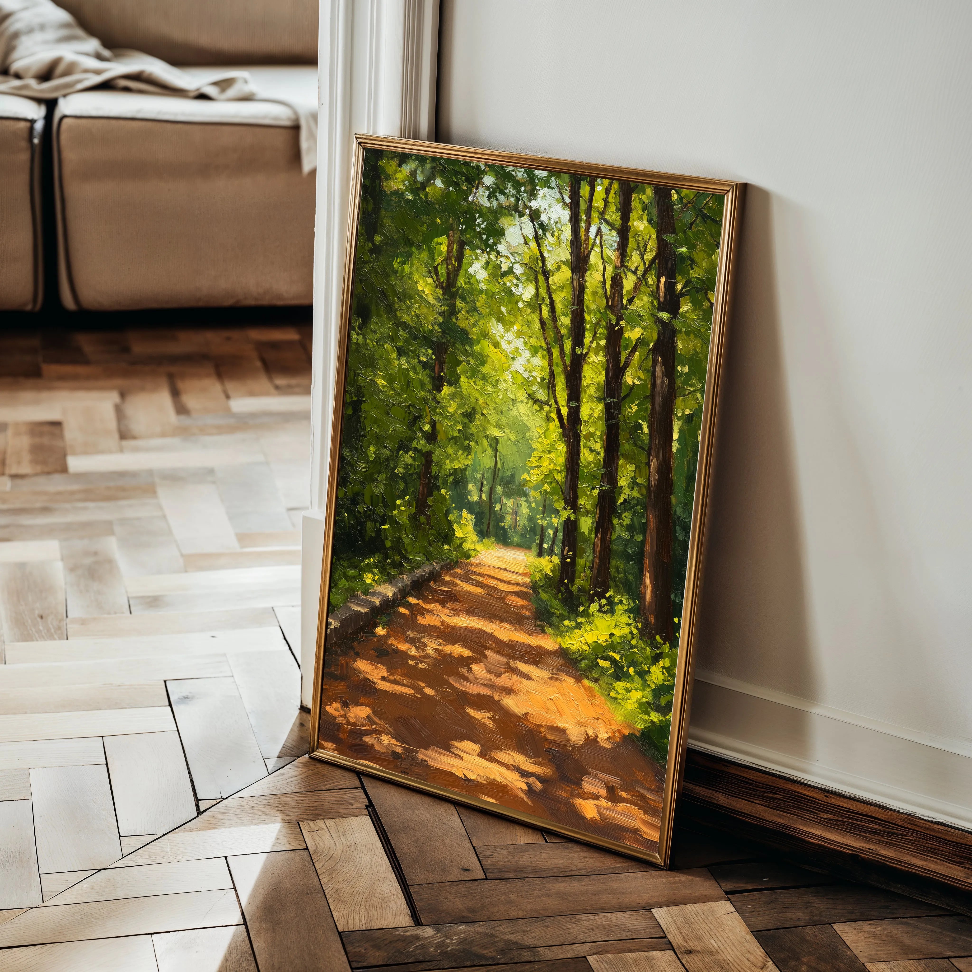 Landscape 458 Canvas Art 18" x 24" / 45 x 60 cm / Black