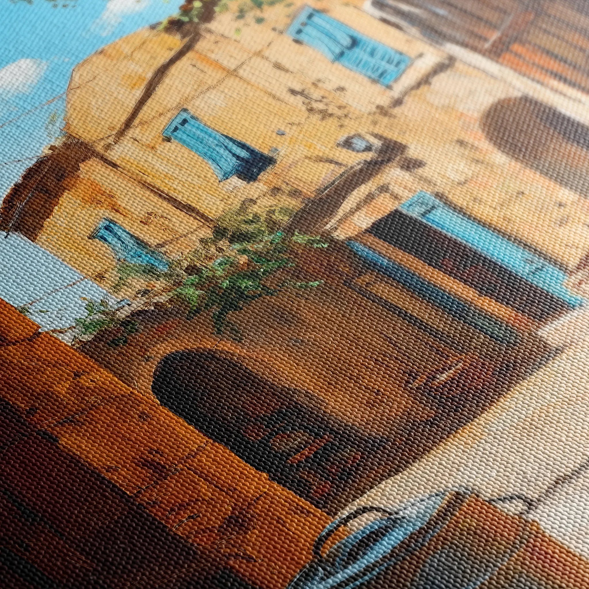 Landscape 459 Canvas Art 18" x 24" / 45 x 60 cm / Black