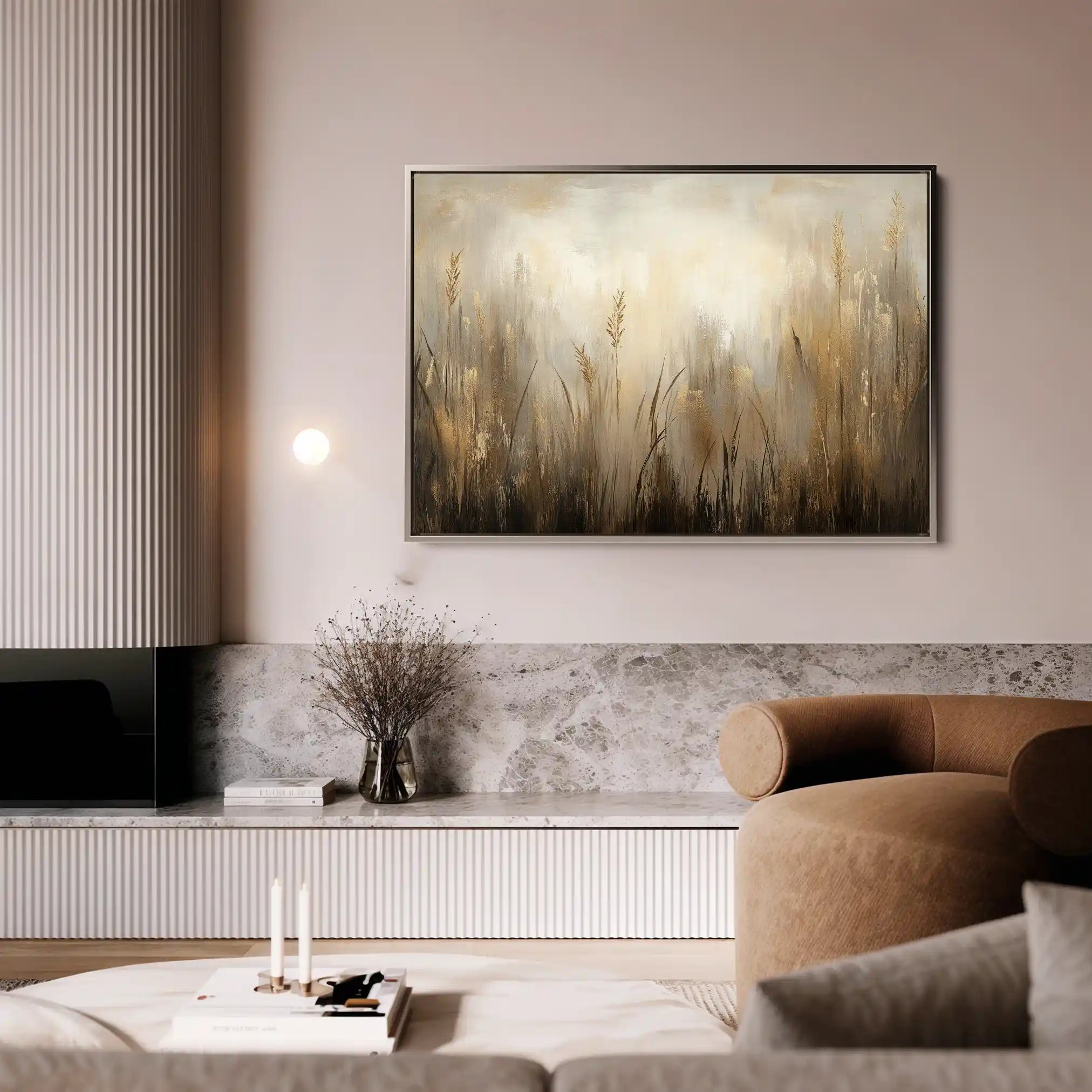 Abstract 460 Canvas Art 18" x 24" / 45 x 60 cm / Black