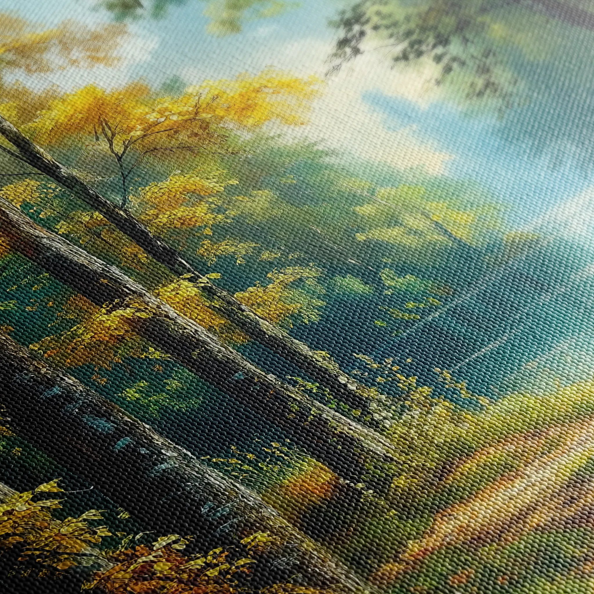 Landscape 461 Canvas Art 18" x 24" / 45 x 60 cm / Black