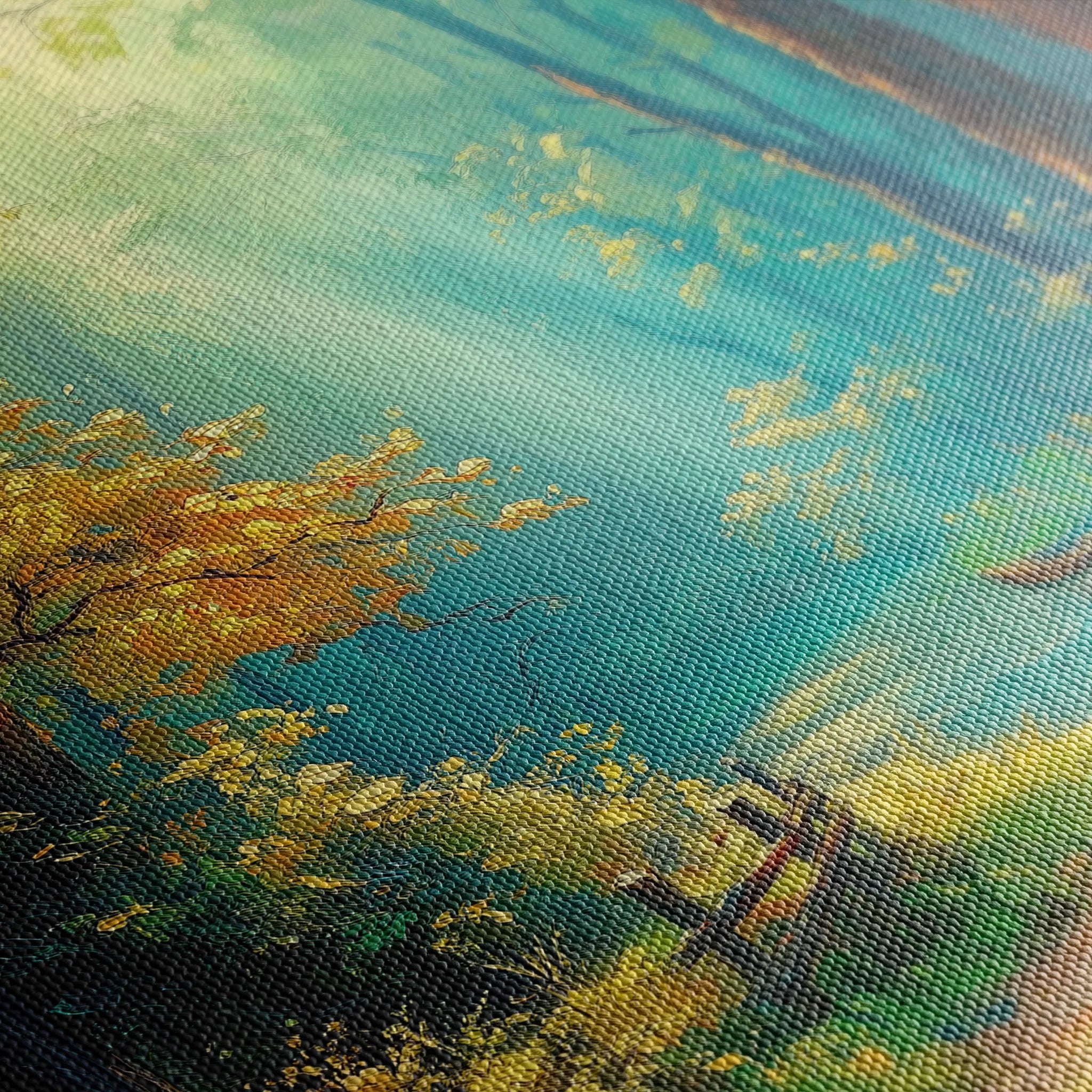 Landscape 462 Canvas Art 18" x 24" / 45 x 60 cm / Black