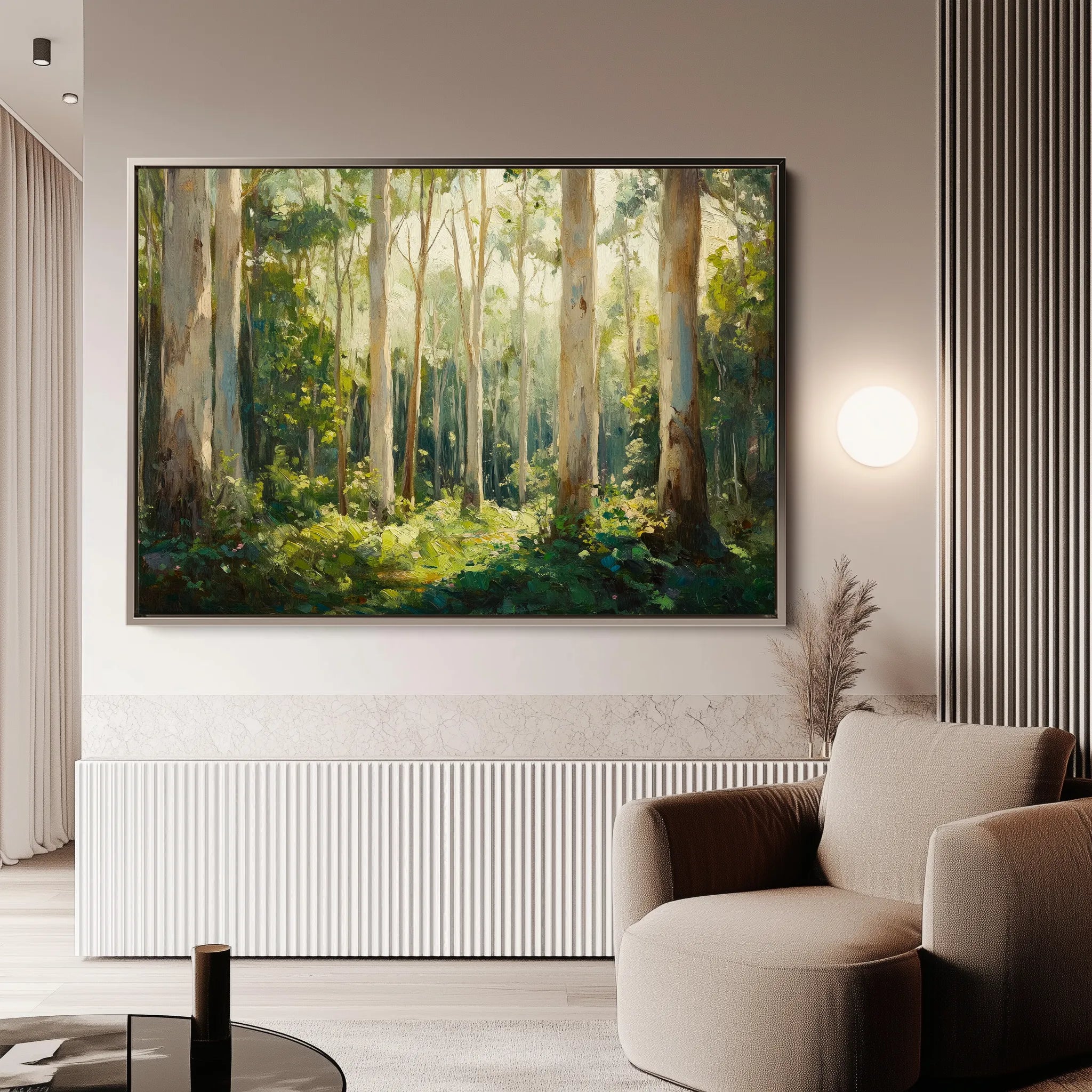 Landscape 463 Canvas Art 18" x 24" / 45 x 60 cm / Black