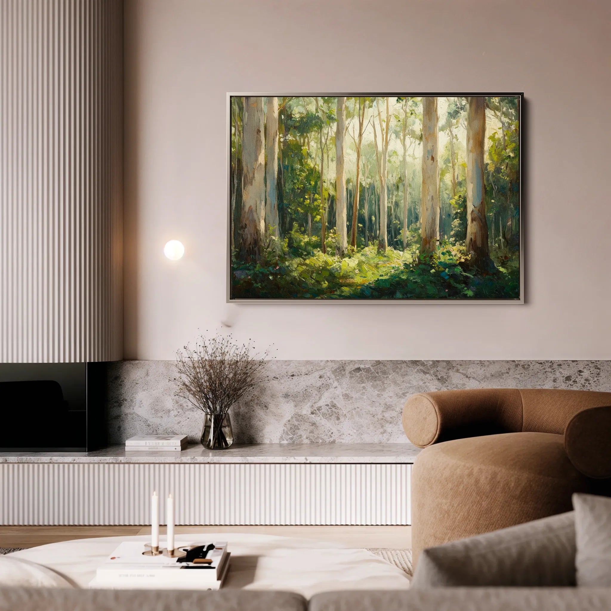 Landscape 463 Canvas Art 18" x 24" / 45 x 60 cm / Black