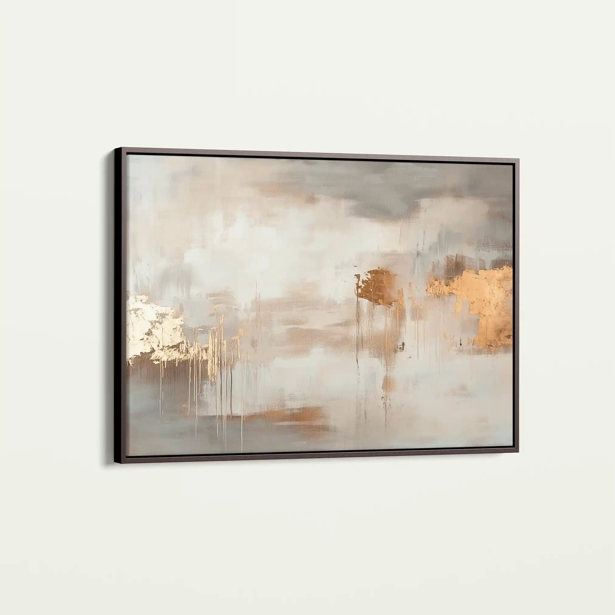 Abstract 465 Canvas Art 18" x 24" / 45 x 60 cm / Black
