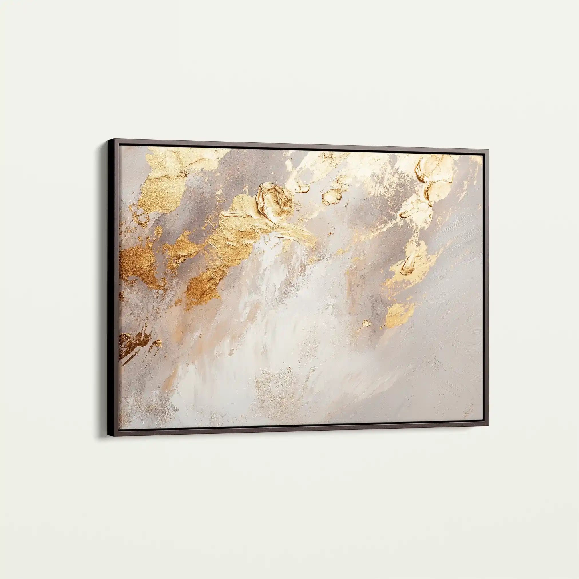Abstract 466 Canvas Art 18" x 24" / 45 x 60 cm / Black