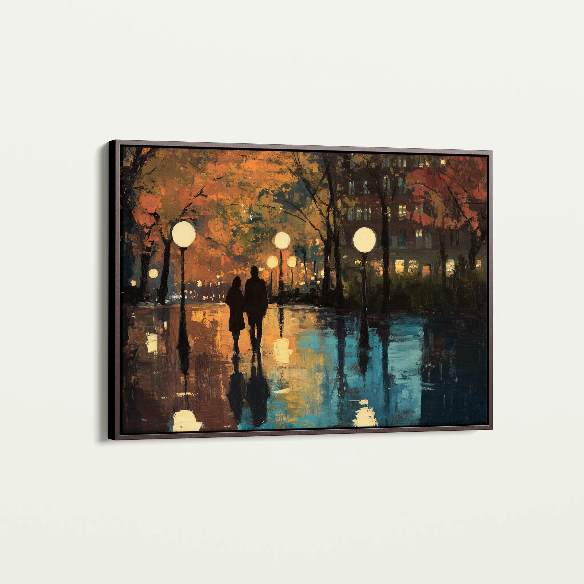 Landscape 466 Canvas Art 18" x 24" / 45 x 60 cm / Black
