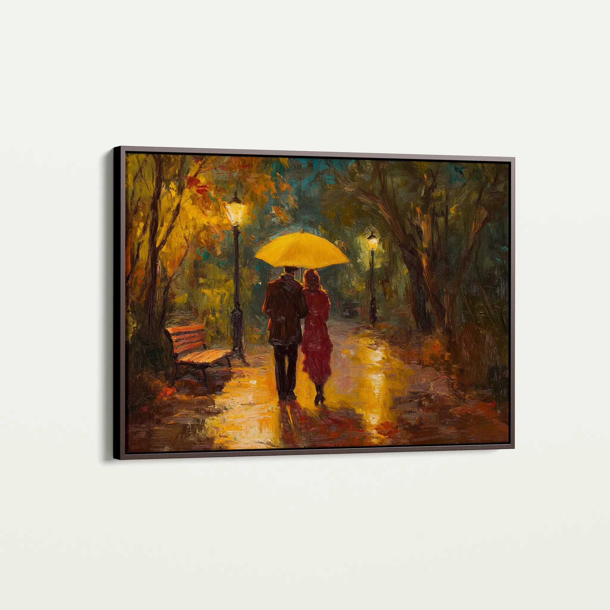 Landscape 467 Canvas Art 18" x 24" / 45 x 60 cm / Black
