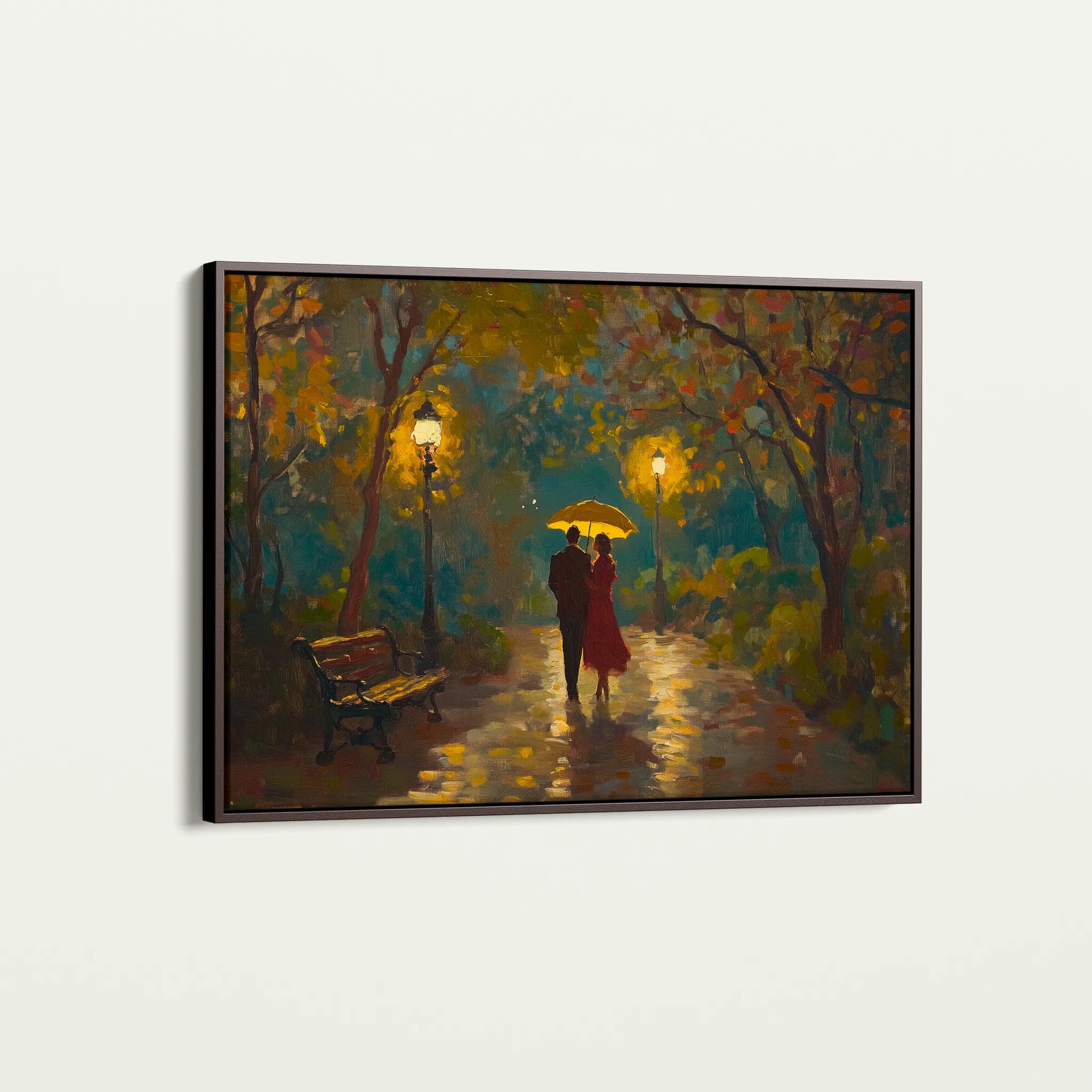 Landscape 468 Canvas Art 18" x 24" / 45 x 60 cm / Black