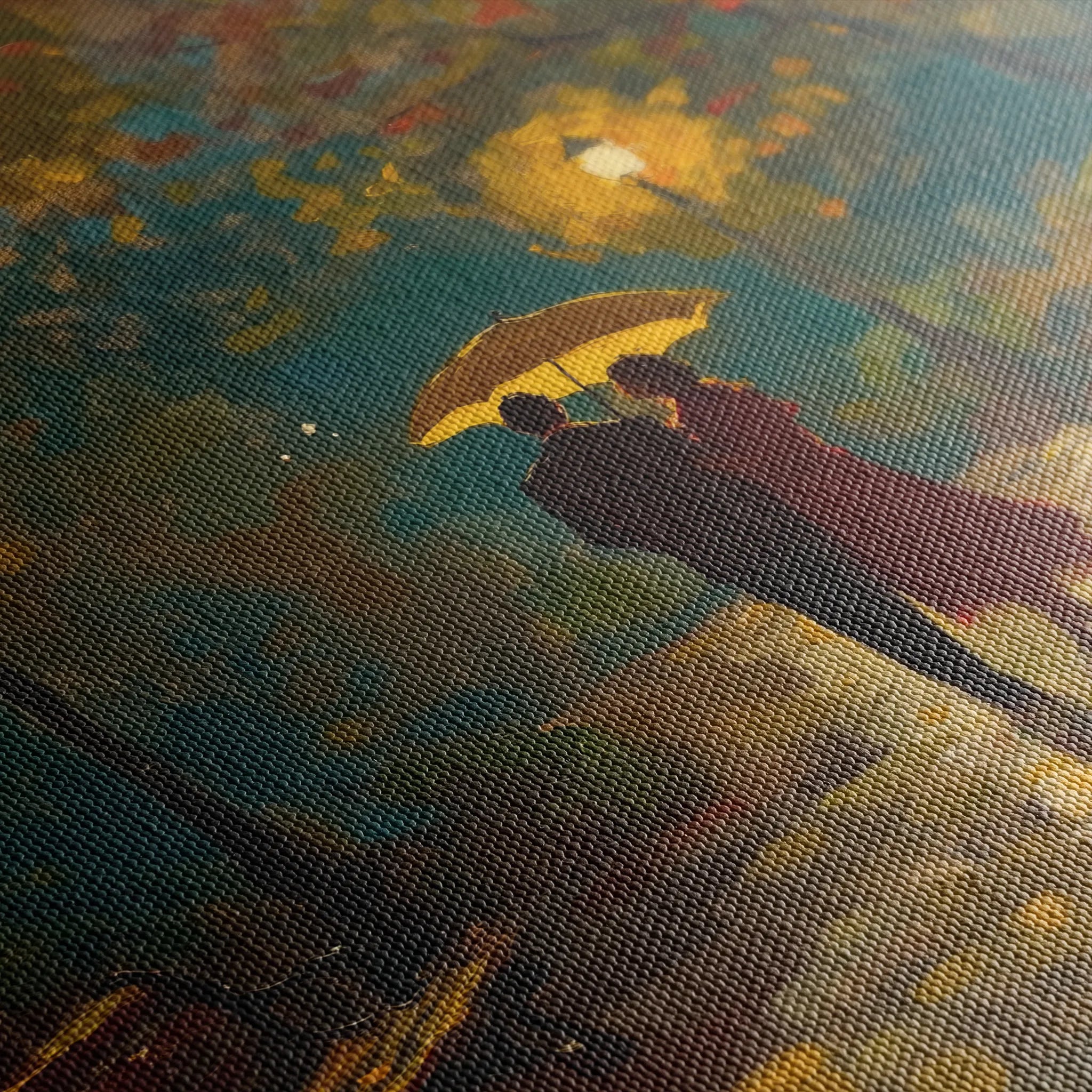 Landscape 468 Canvas Art 18" x 24" / 45 x 60 cm / Black