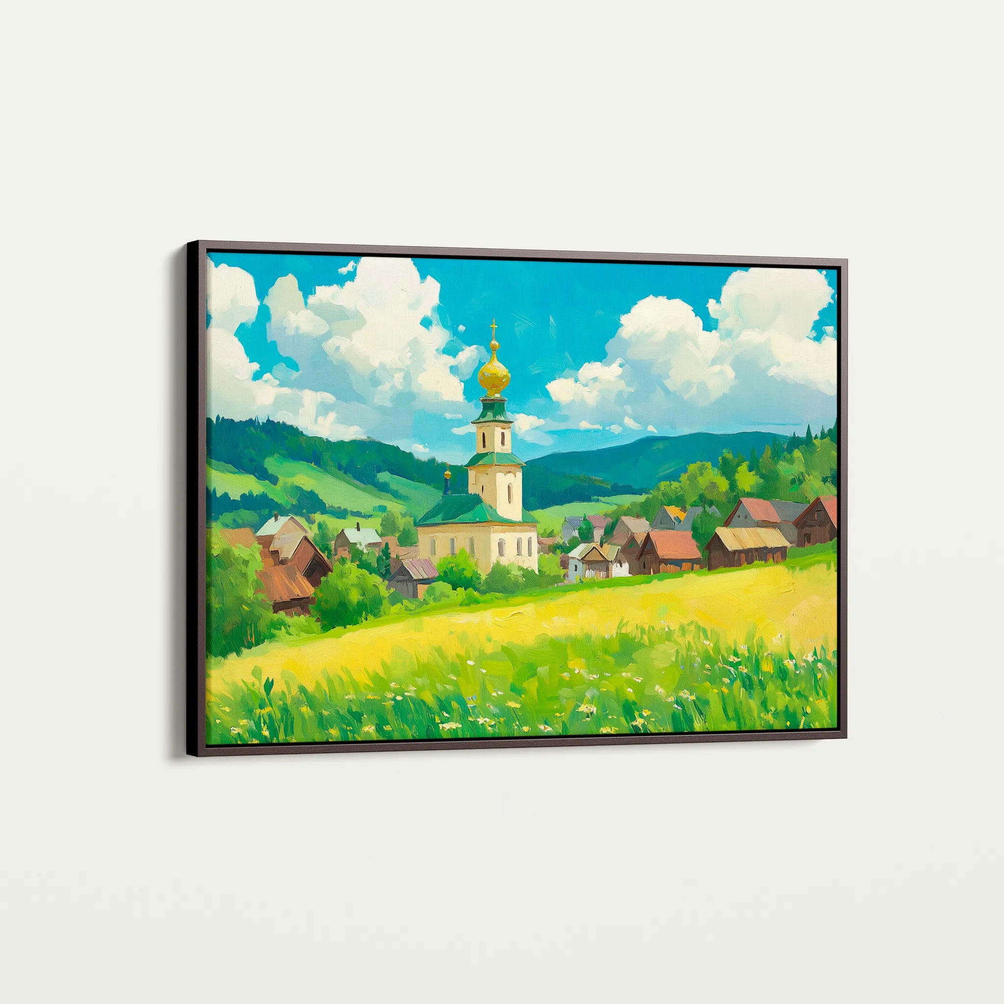 Landscape 469 Canvas Art 18" x 24" / 45 x 60 cm / Black