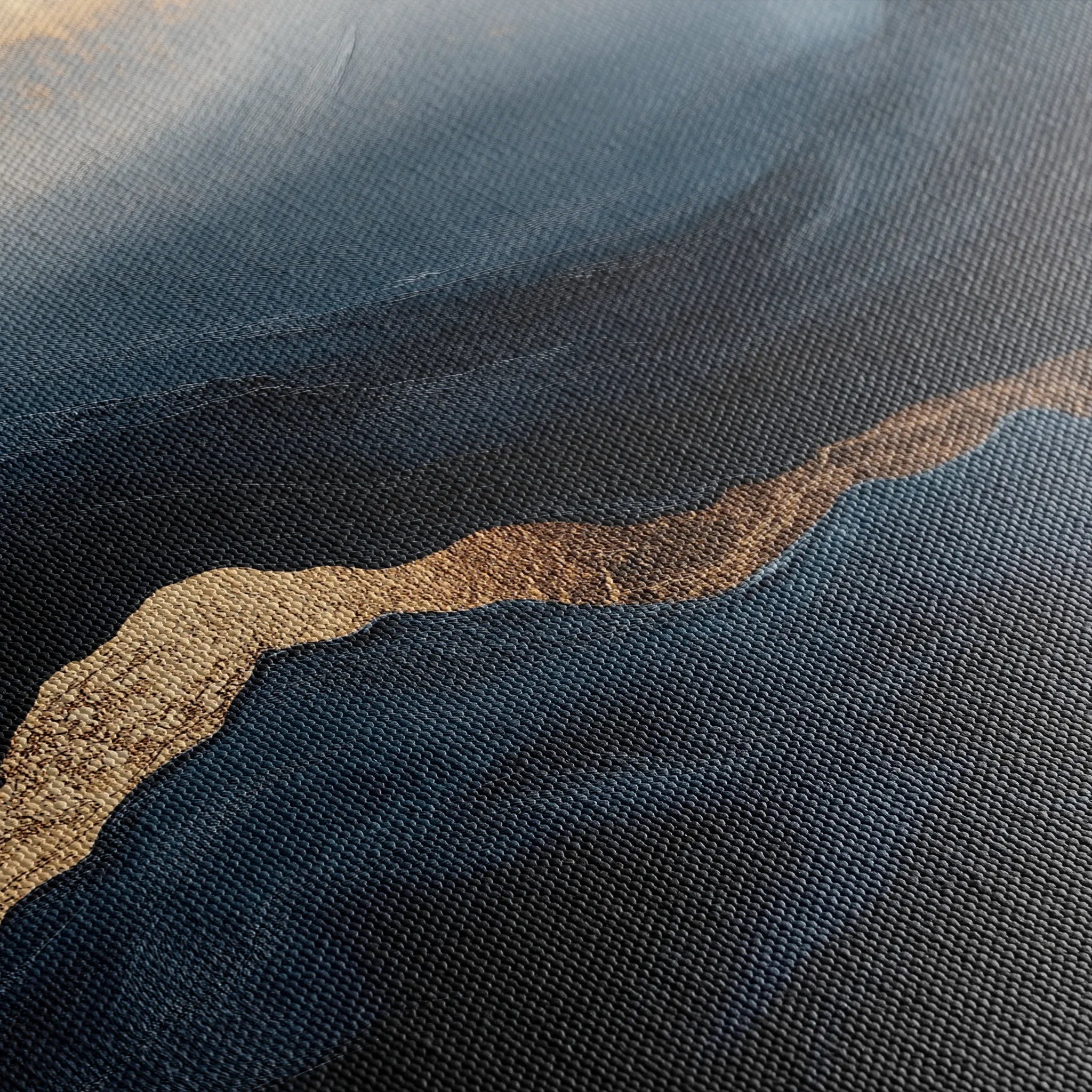 Abstract 470 Canvas Art 18" x 24" / 45 x 60 cm / Black