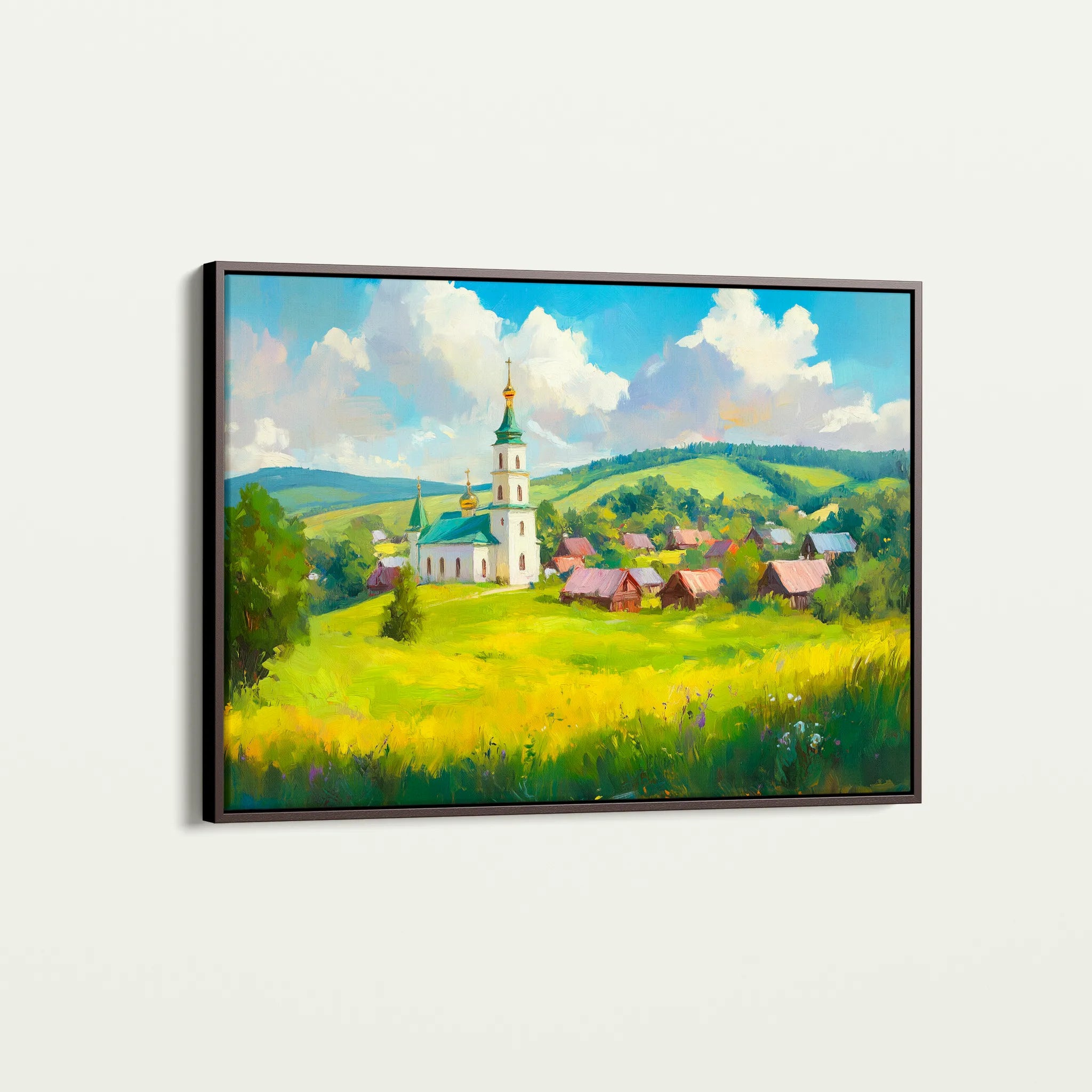 Landscape 470 Canvas Art 18" x 24" / 45 x 60 cm / Black