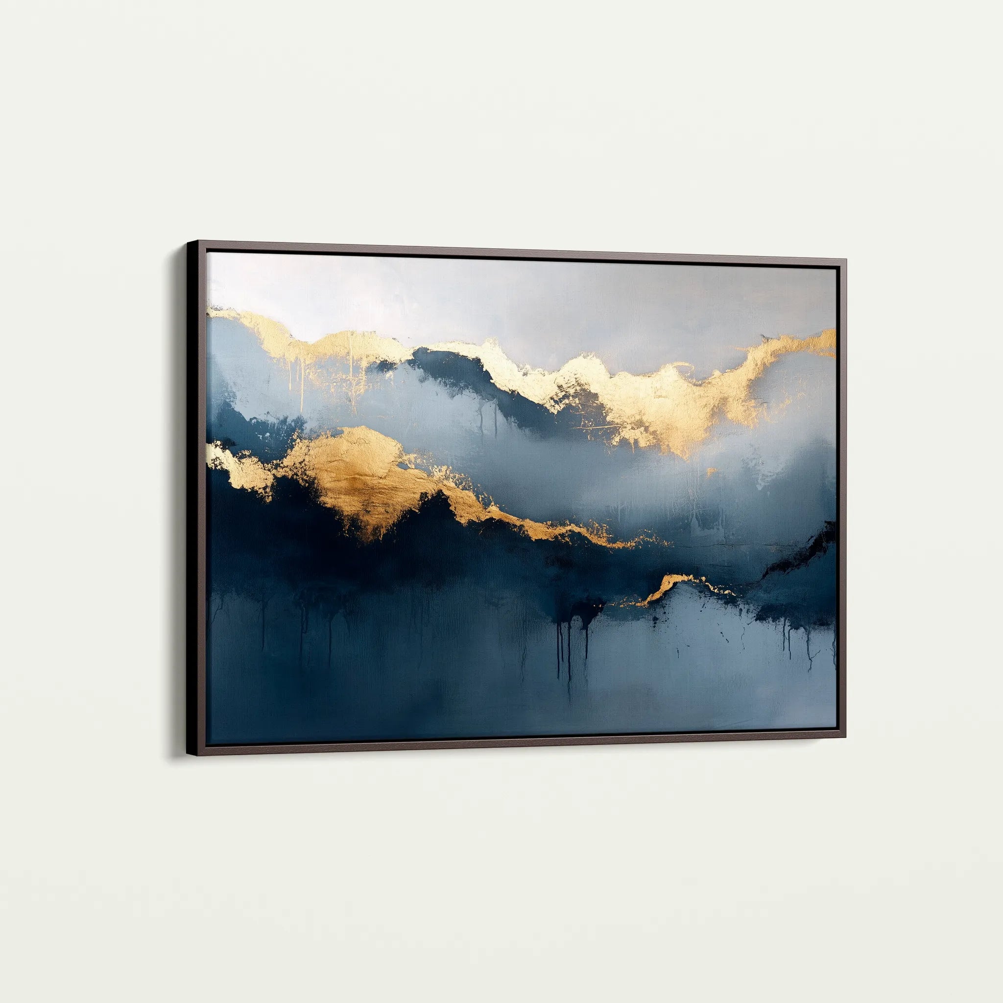 Abstract 471 Canvas Art 18" x 24" / 45 x 60 cm / Black