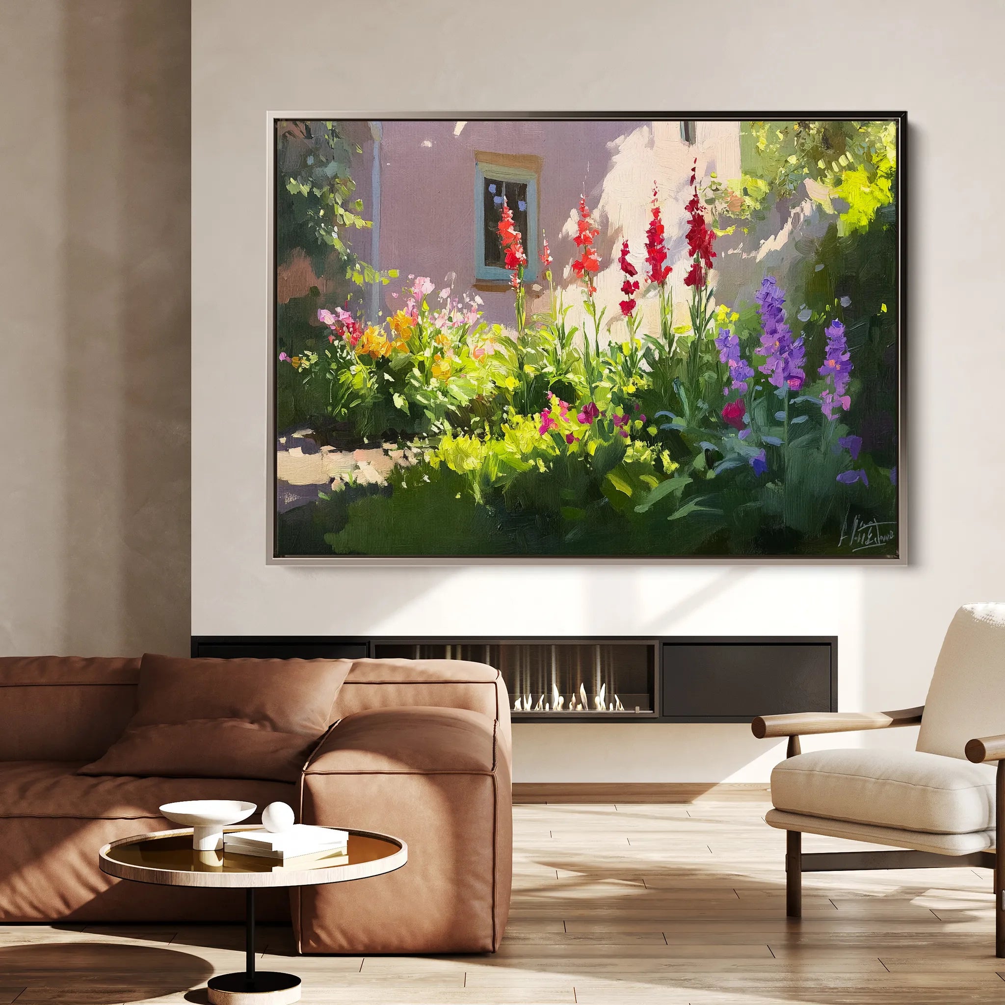 Landscape 471 Canvas Art 18" x 24" / 45 x 60 cm / Black