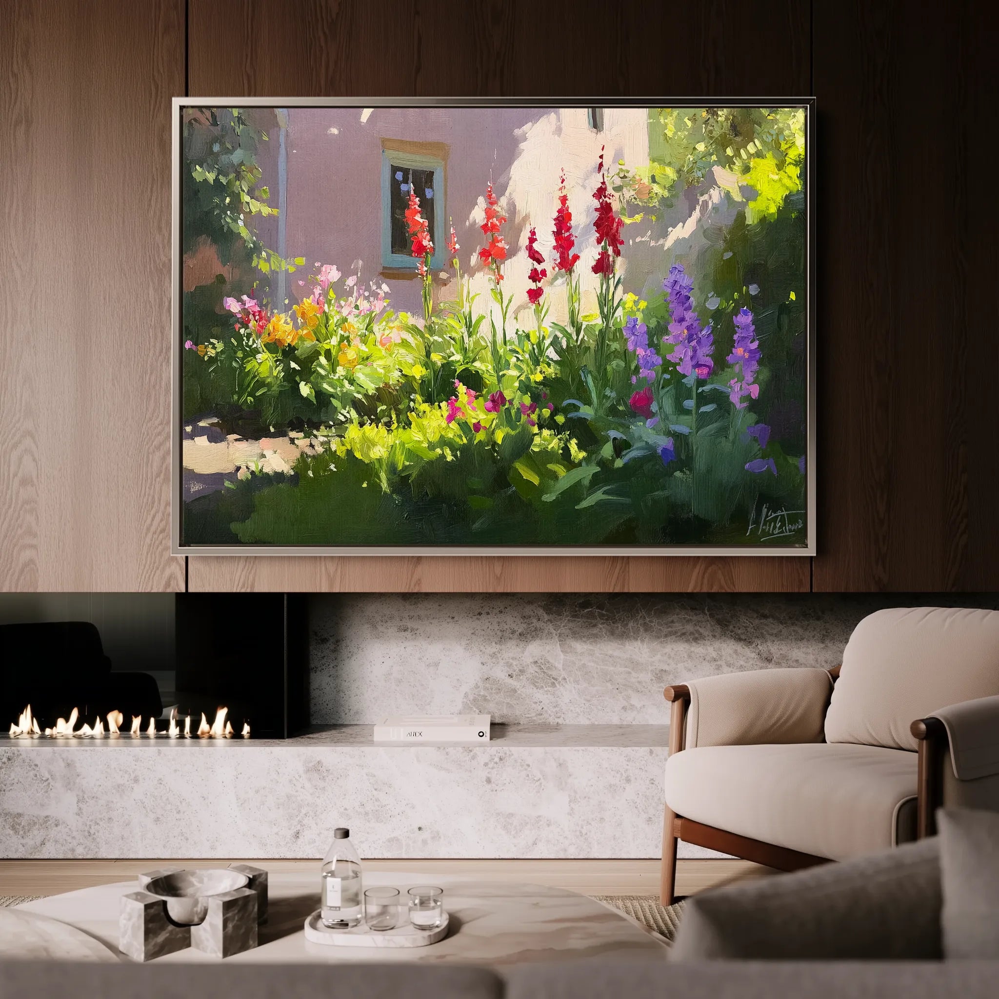 Landscape 471 Canvas Art 18" x 24" / 45 x 60 cm / Black