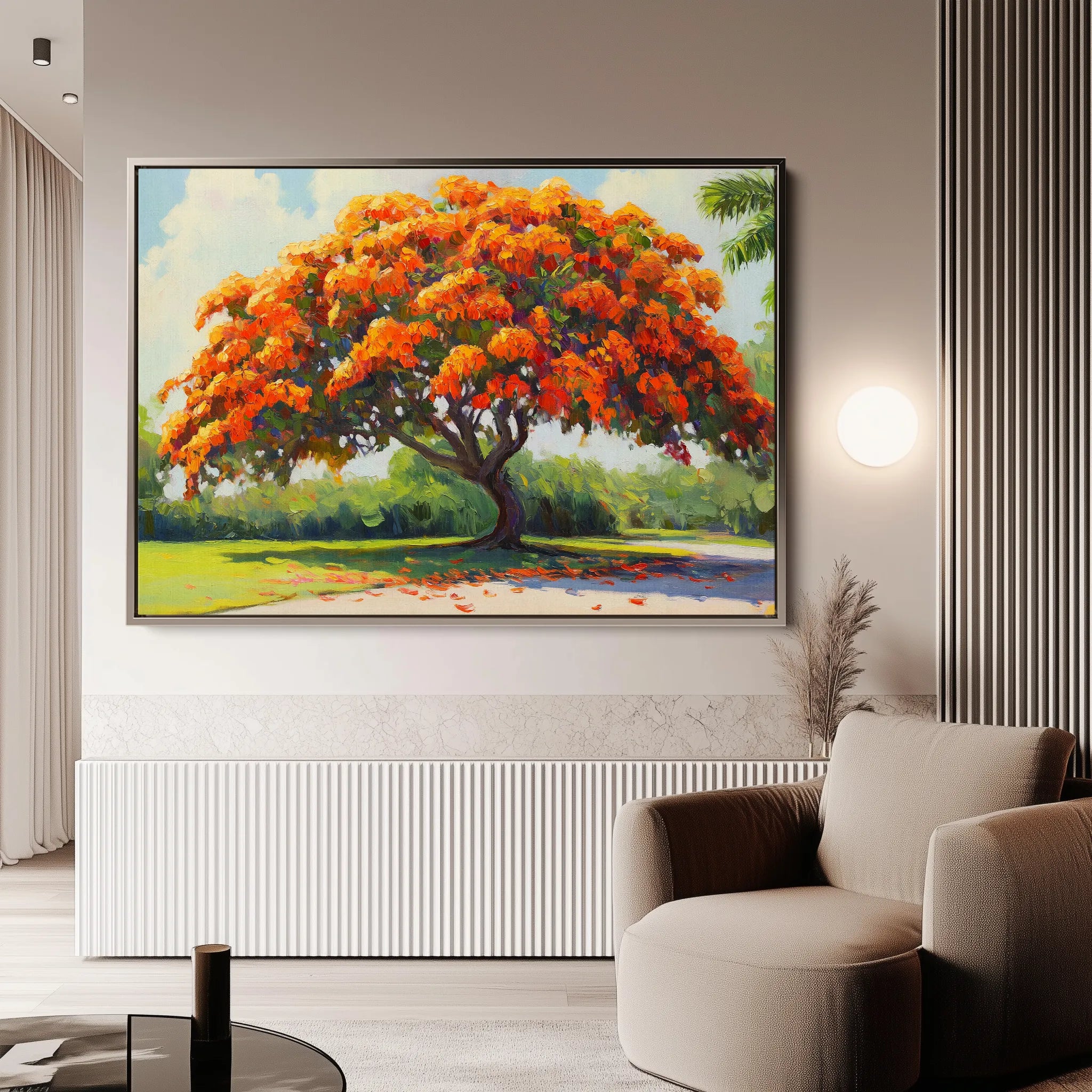Landscape 472 Canvas Art 18" x 24" / 45 x 60 cm / Black