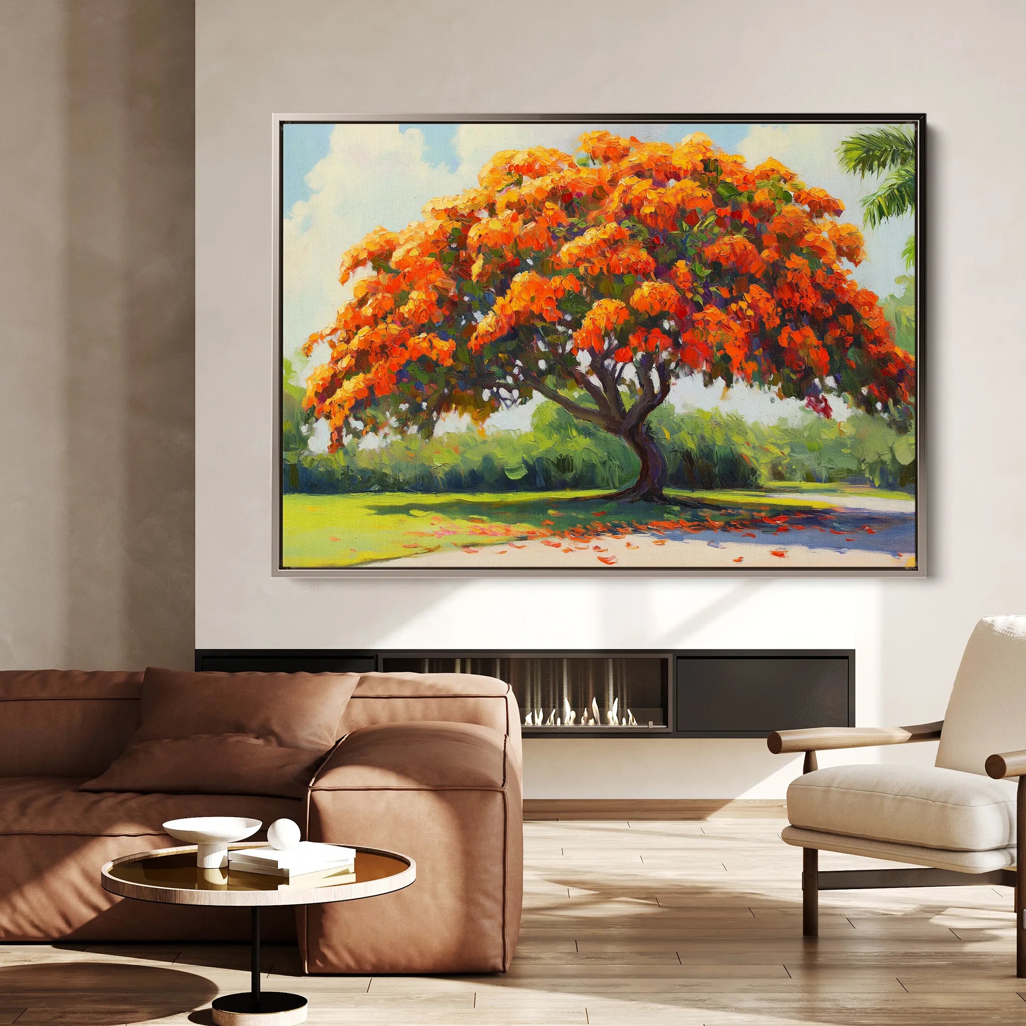 Landscape 472 Canvas Art 18" x 24" / 45 x 60 cm / Black