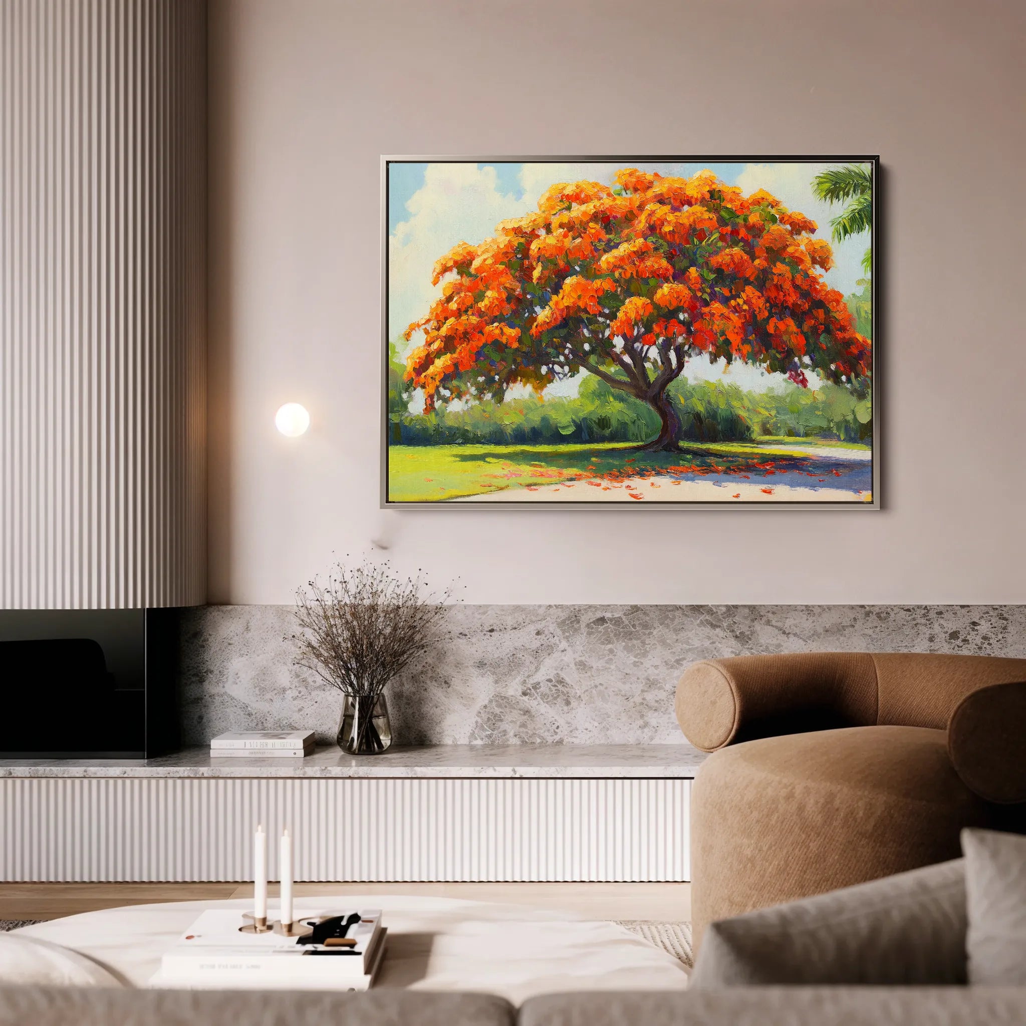 Landscape 472 Canvas Art 18" x 24" / 45 x 60 cm / Black
