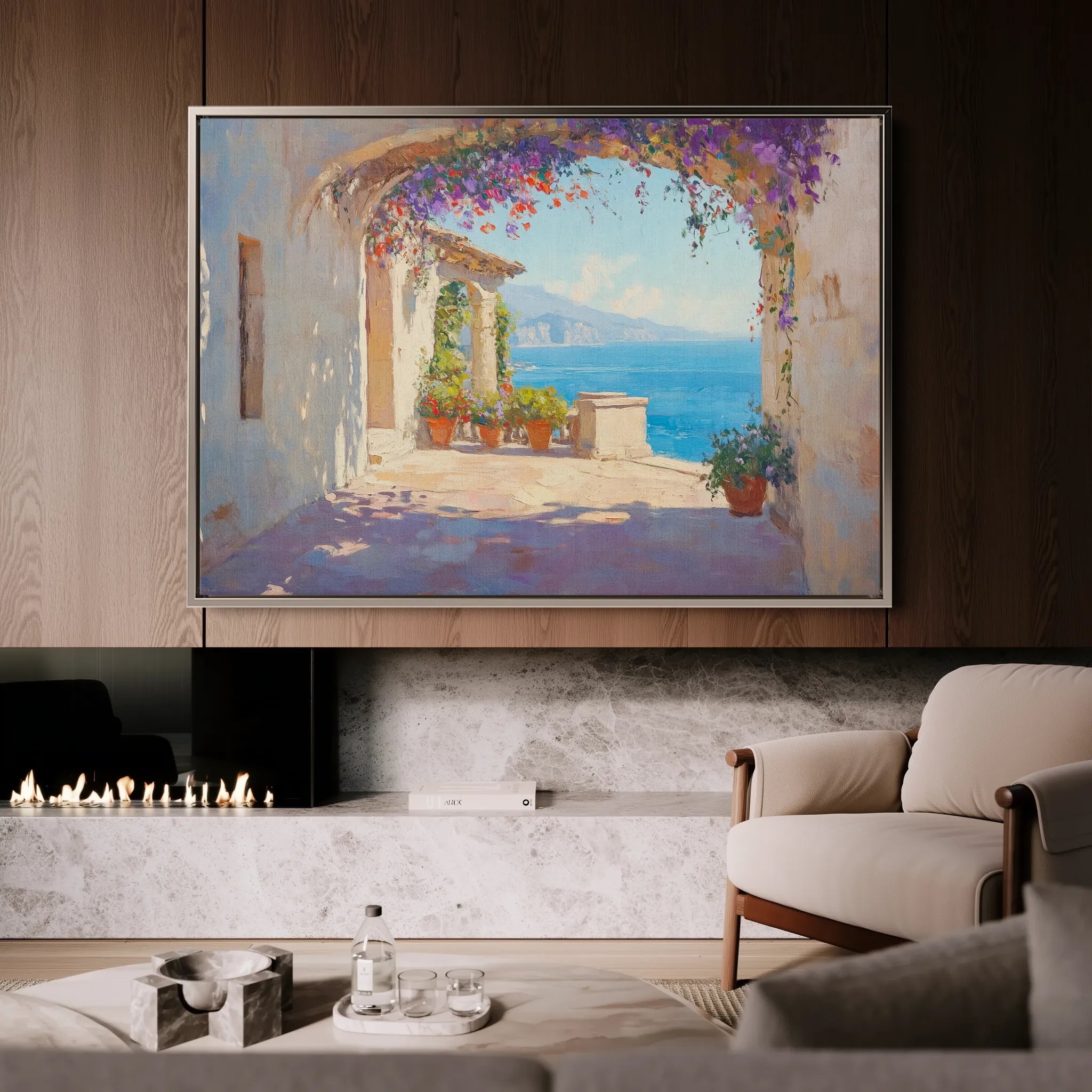 Landscape 473 Canvas Art 18" x 24" / 45 x 60 cm / Black