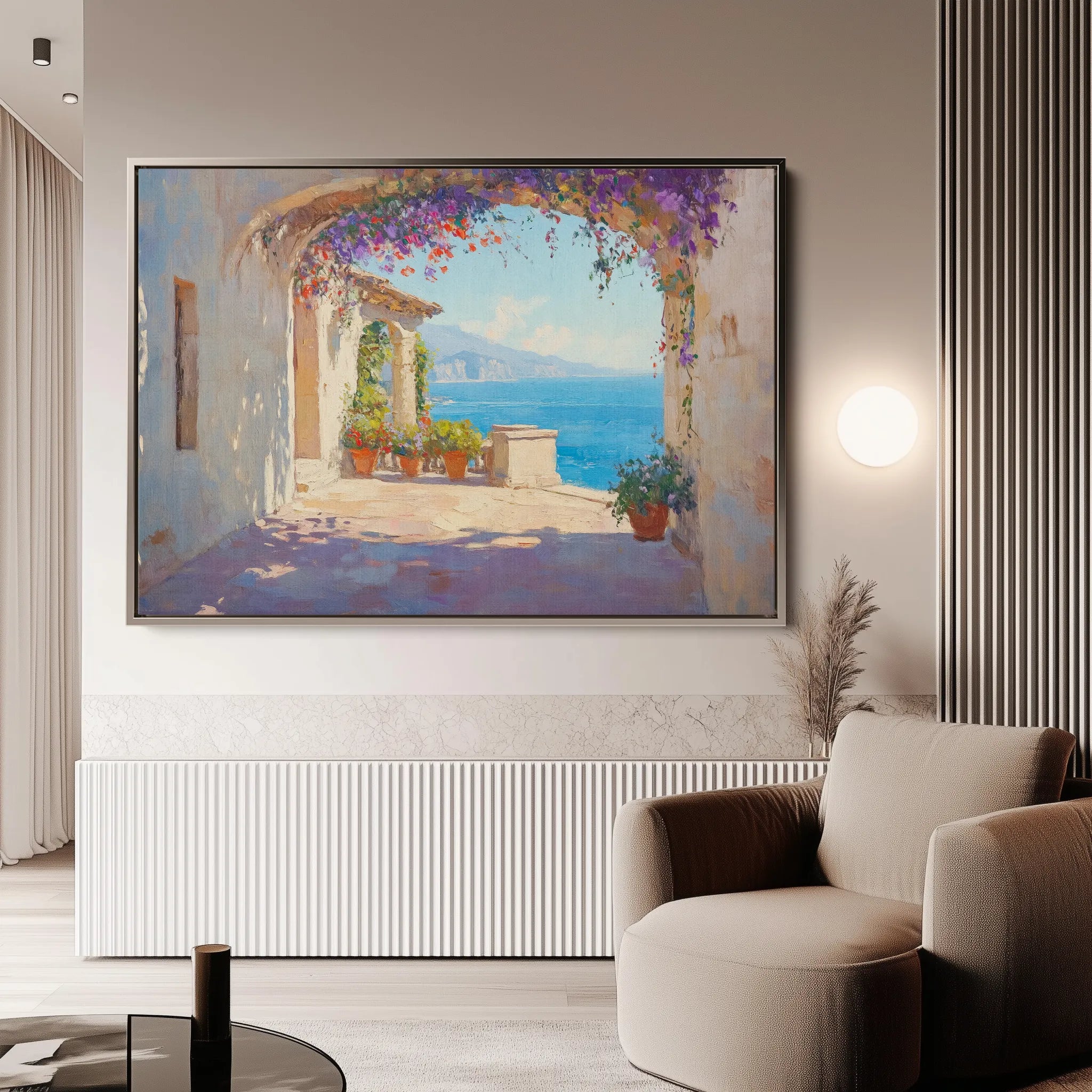 Landscape 473 Canvas Art 18" x 24" / 45 x 60 cm / Black