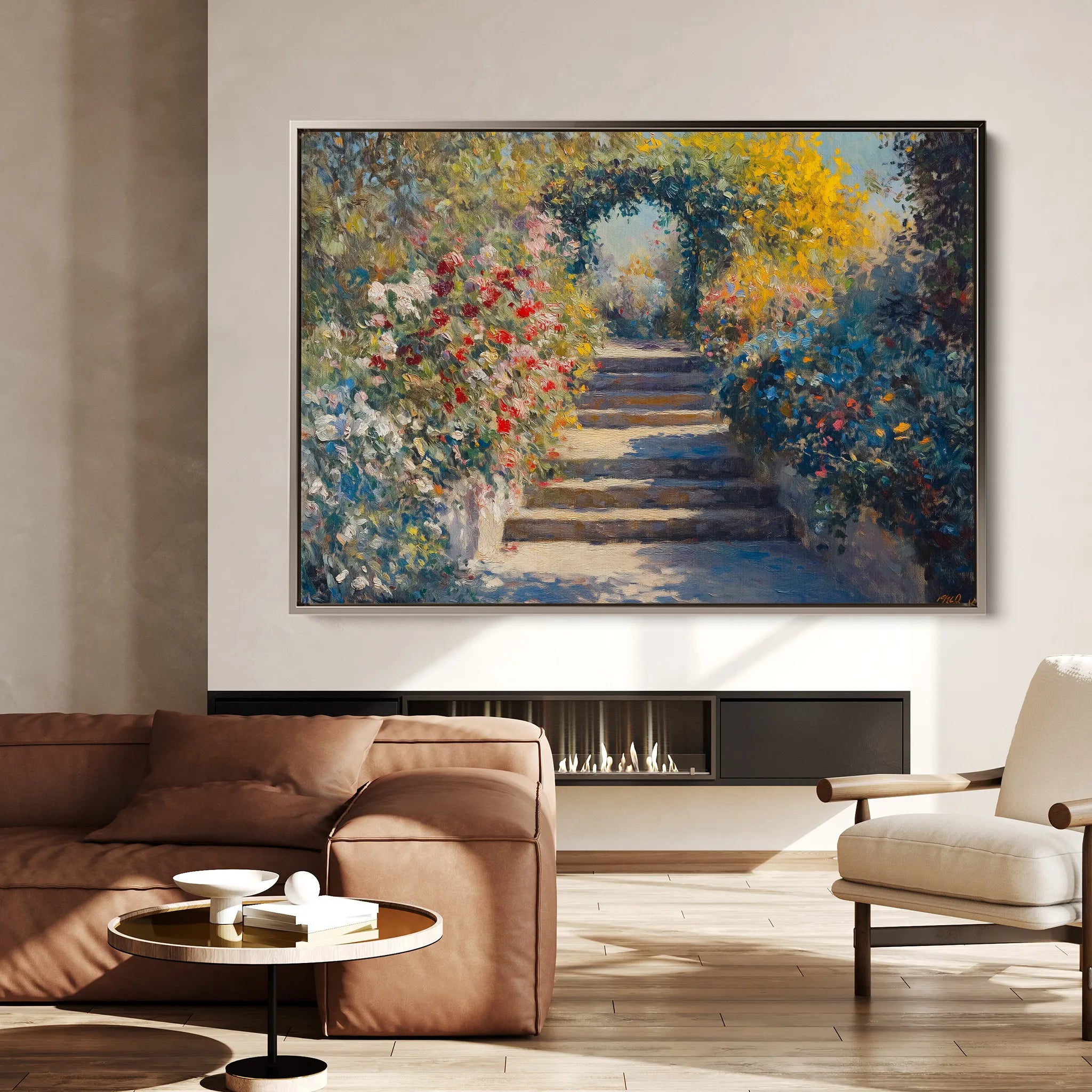 Landscape 474 Canvas Art 18" x 24" / 45 x 60 cm / Black