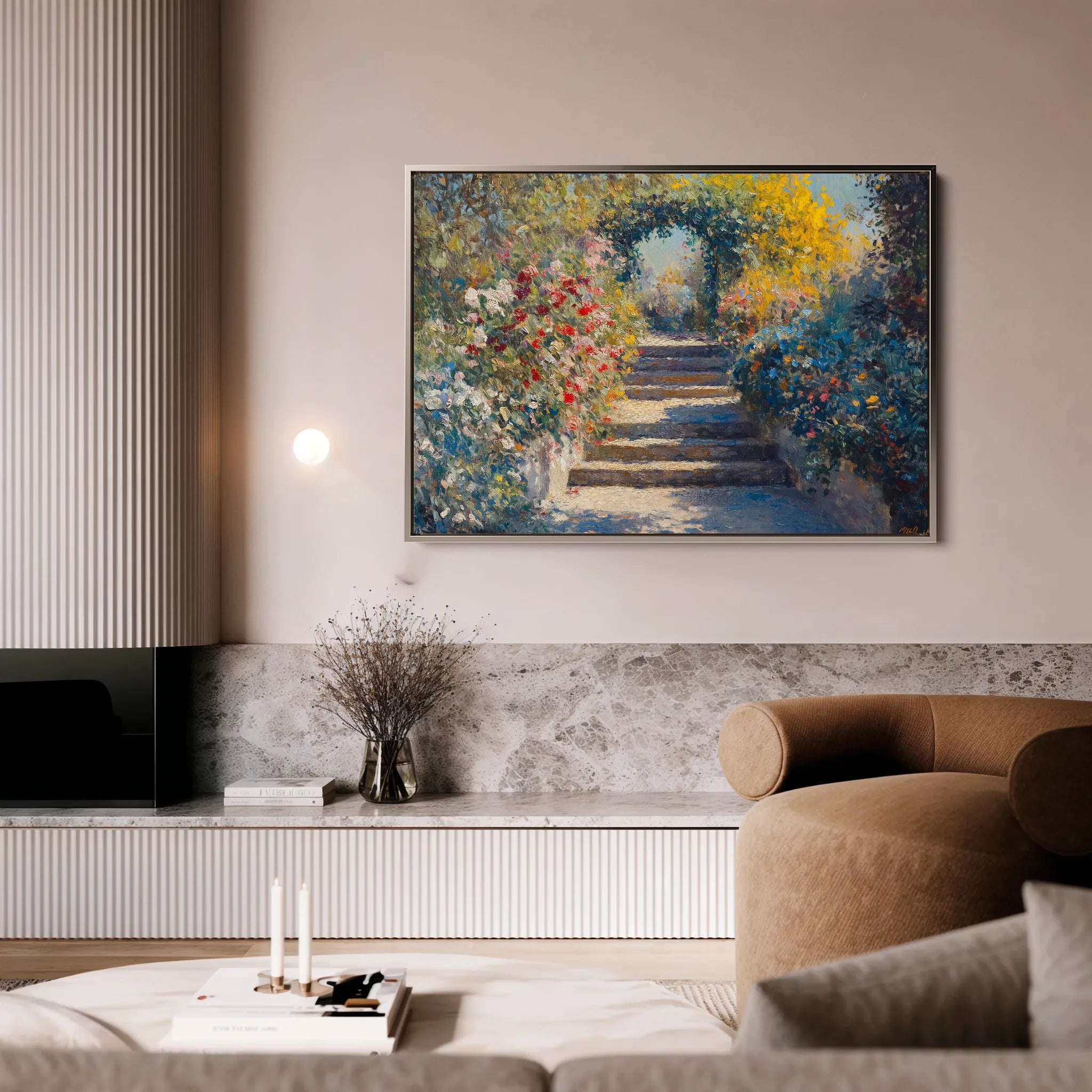 Landscape 474 Canvas Art 18" x 24" / 45 x 60 cm / Black