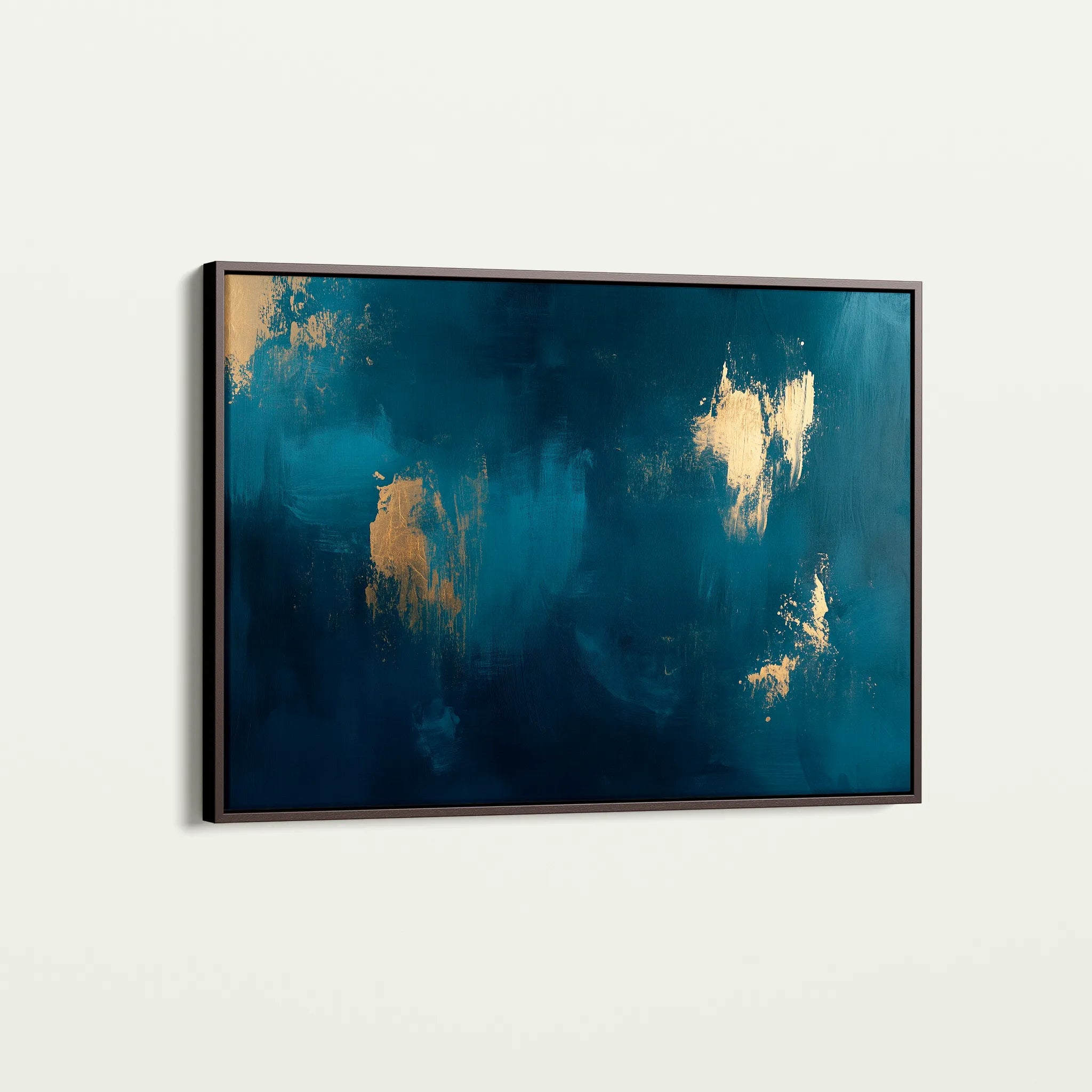 Abstract 475 Canvas Art 18" x 24" / 45 x 60 cm / Black