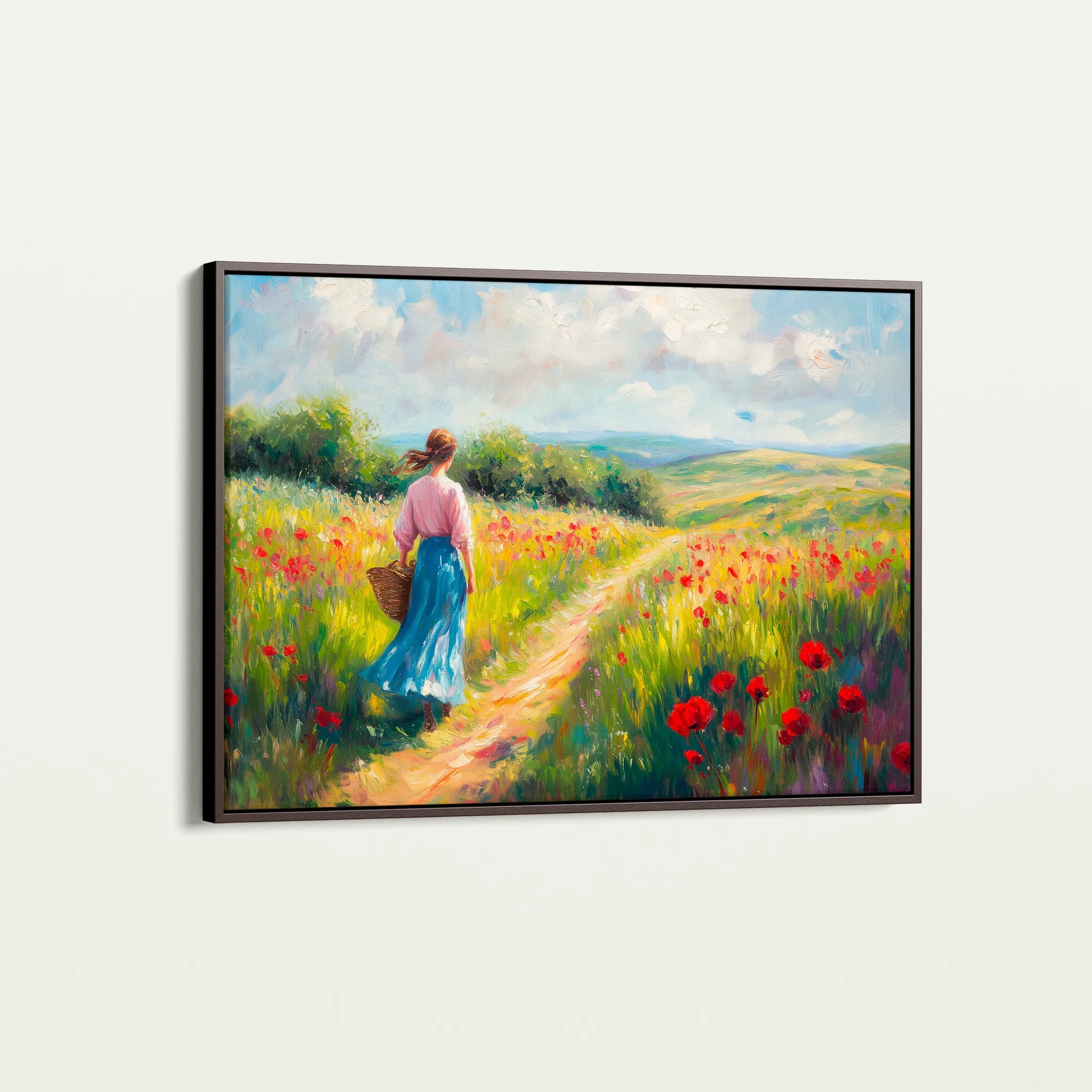 Landscape 475 Canvas Art 18" x 24" / 45 x 60 cm / Black