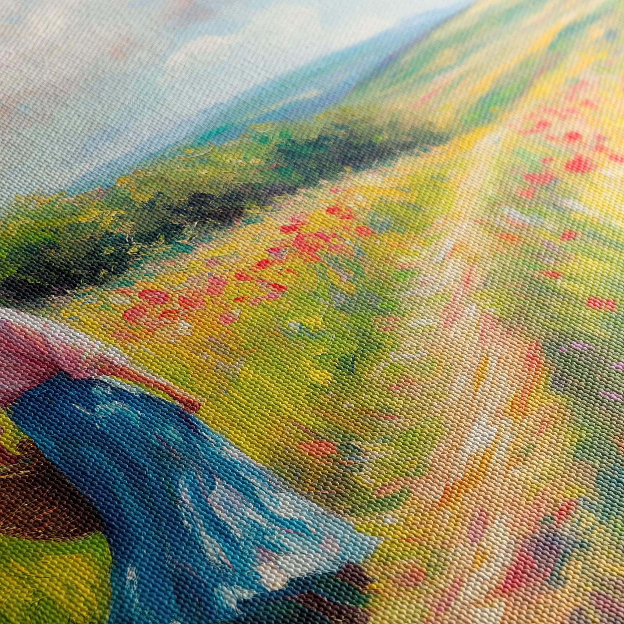 Landscape 475 Canvas Art 18" x 24" / 45 x 60 cm / Black