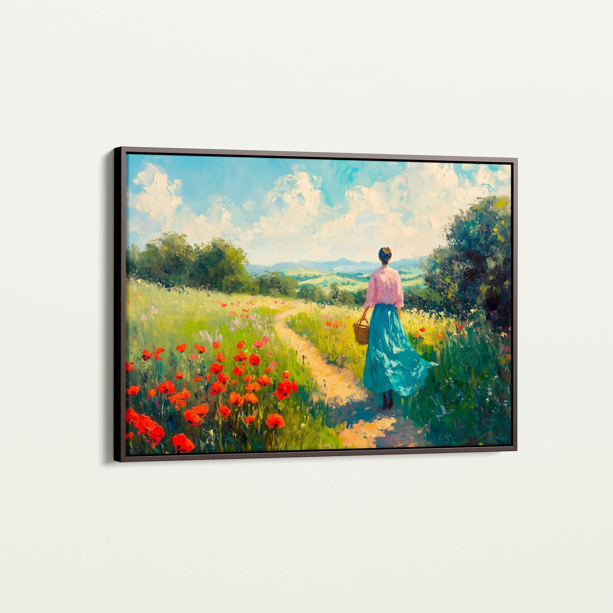 Landscape 476 Canvas Art 18" x 24" / 45 x 60 cm / Black