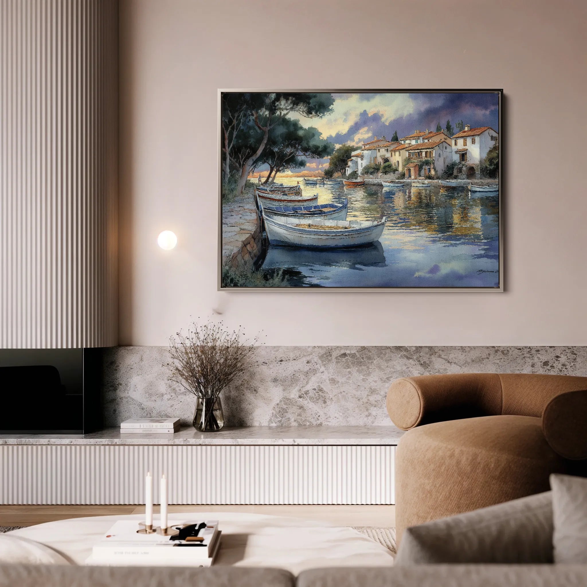Landscape 477 Canvas Art 18" x 24" / 45 x 60 cm / Black