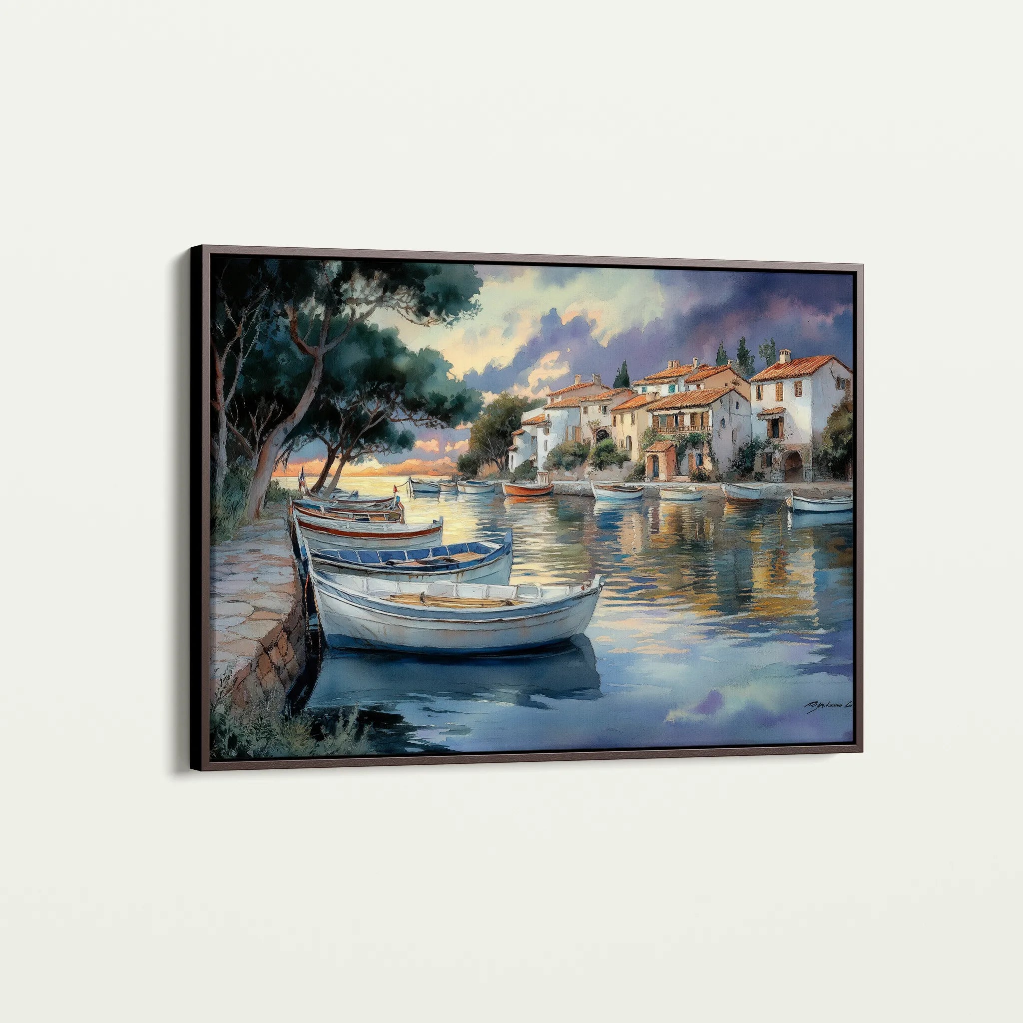Landscape 477 Canvas Art 18" x 24" / 45 x 60 cm / Black