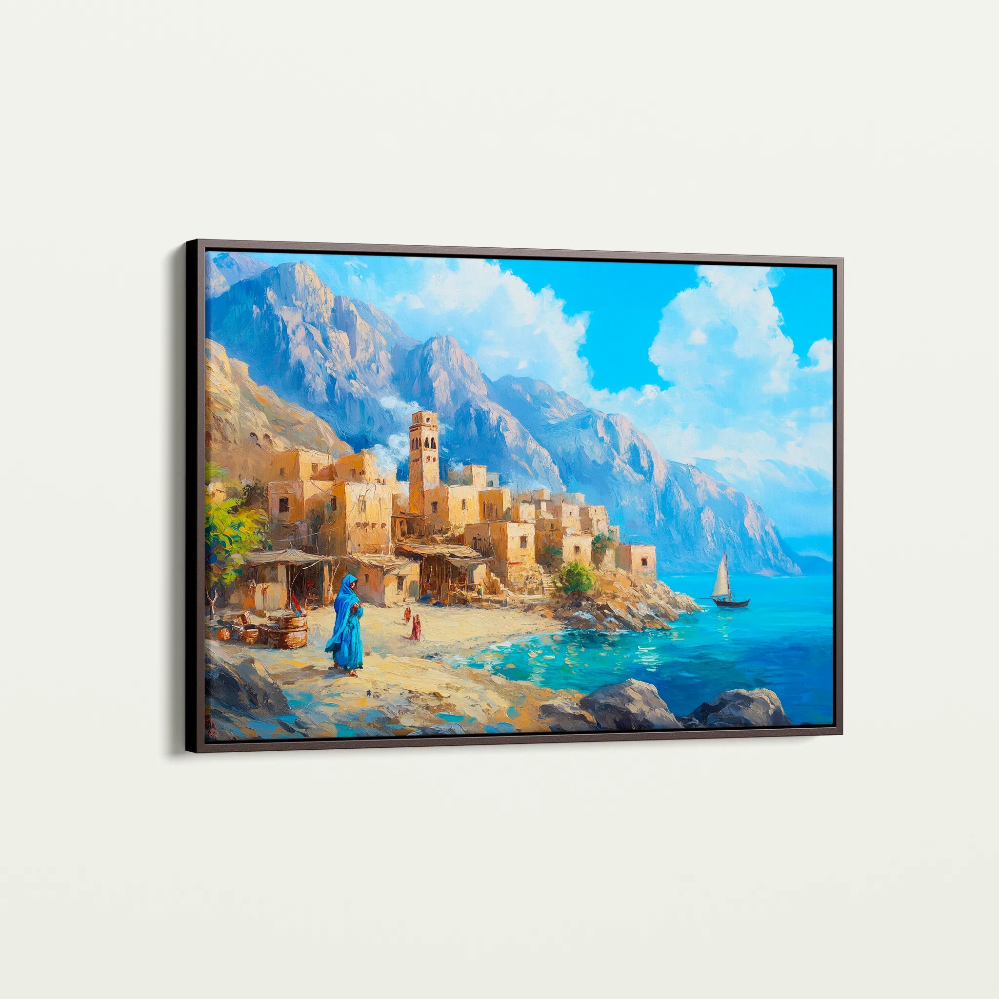Landscape 479 Canvas Art 18" x 24" / 45 x 60 cm / Black