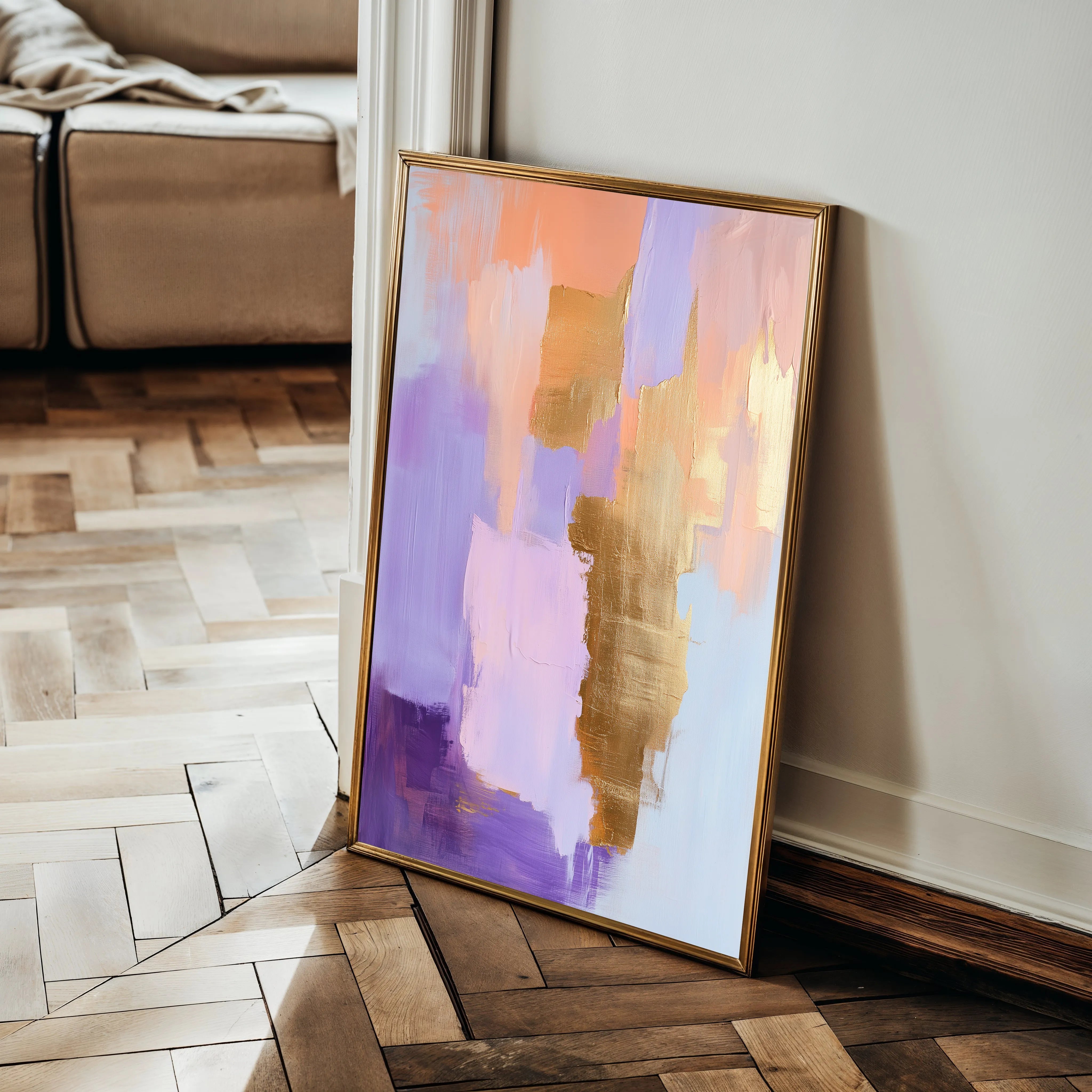 Abstract 482 Canvas Art 18" x 24" / 45 x 60 cm / Black