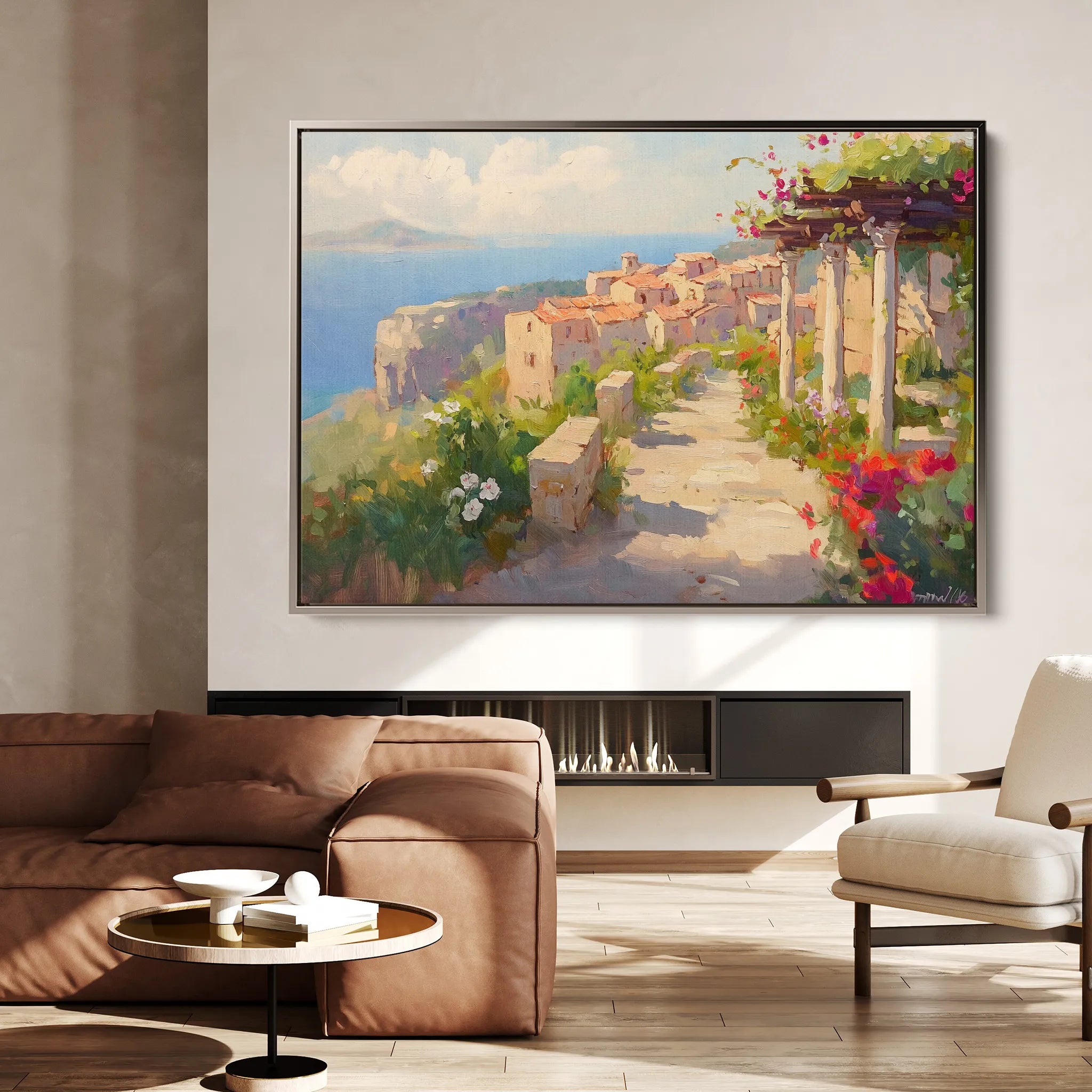 Landscape 482 Canvas Art 18" x 24" / 45 x 60 cm / Black