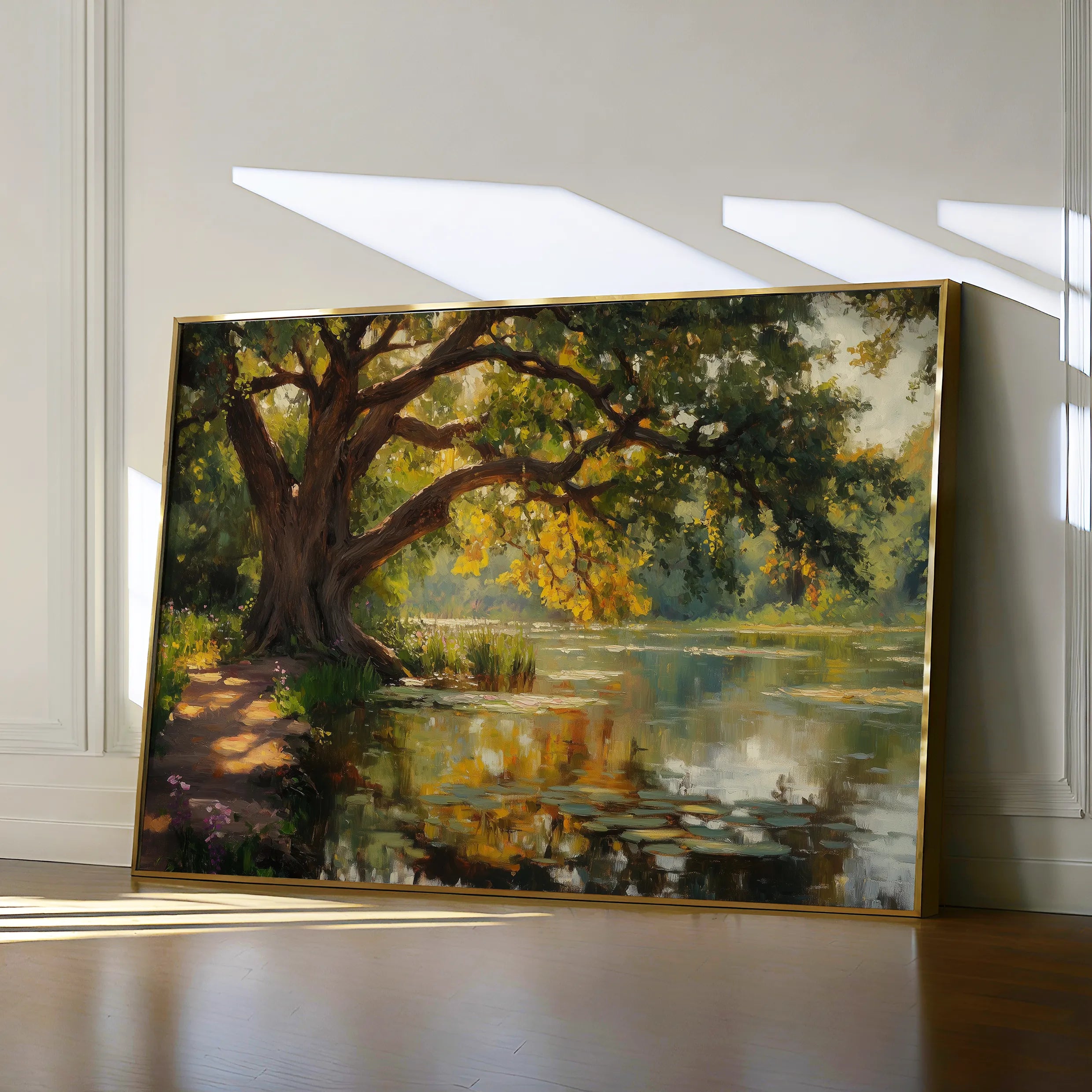 Landscape 485 Canvas Art 18" x 24" / 45 x 60 cm / Black
