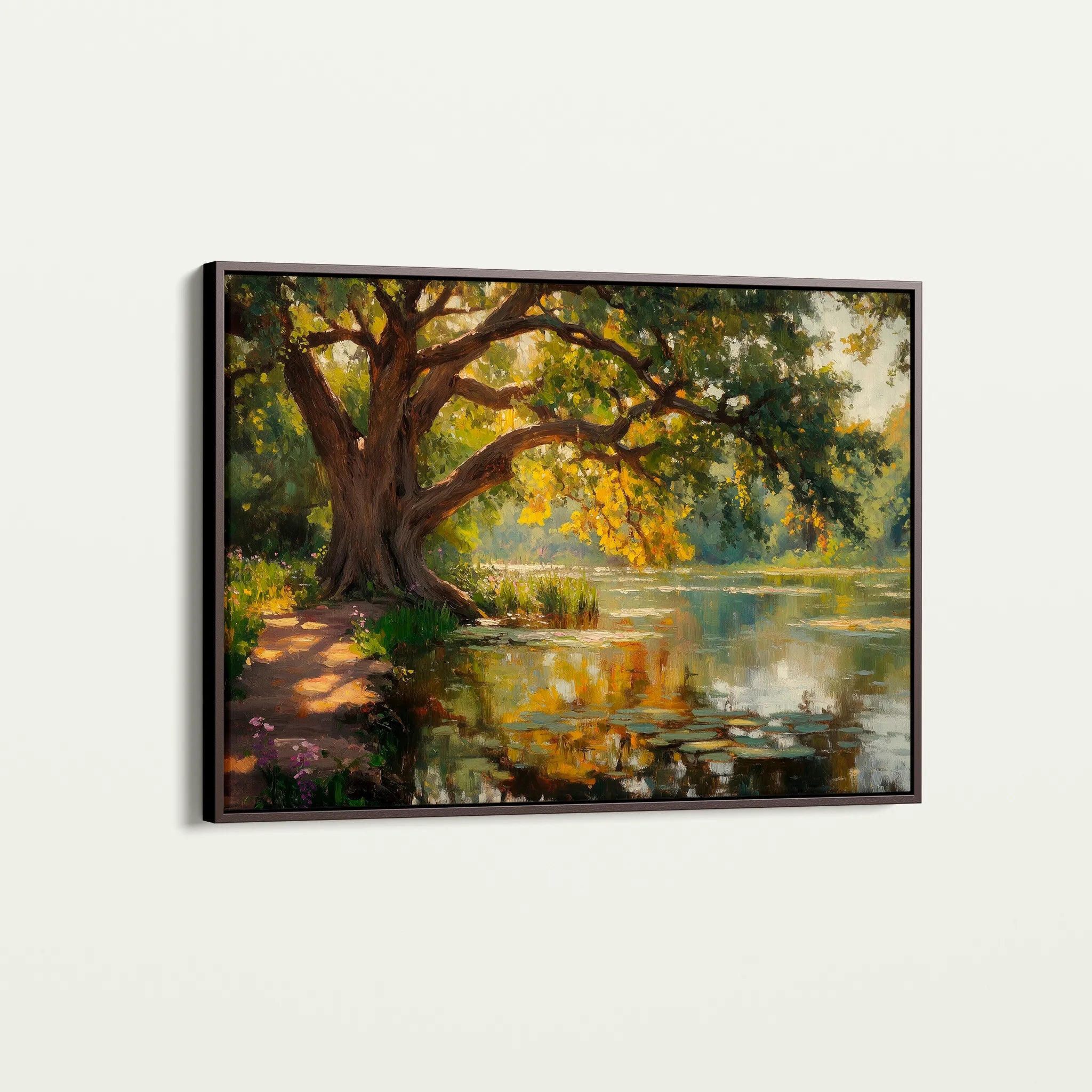 Landscape 485 Canvas Art 18" x 24" / 45 x 60 cm / Black