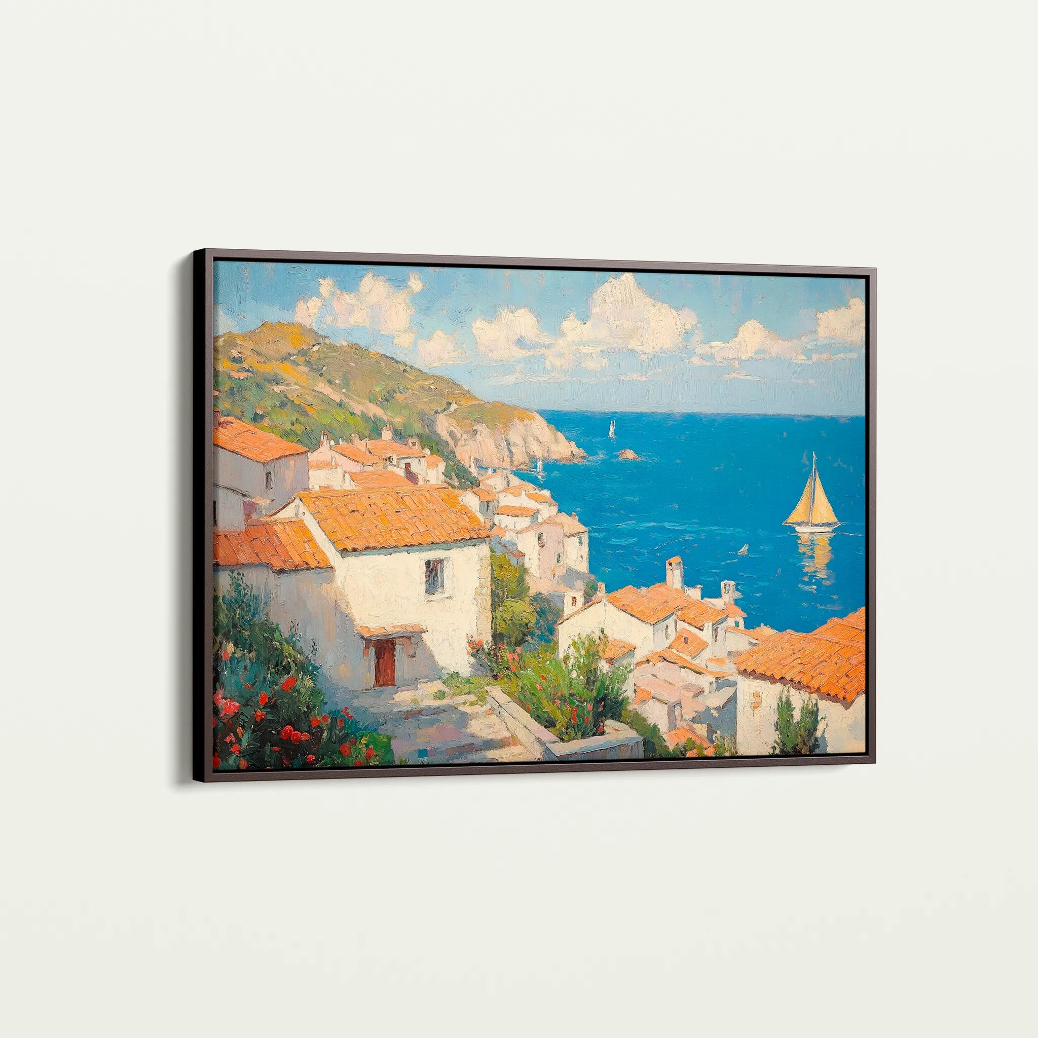 Landscape 486 Canvas Art 18" x 24" / 45 x 60 cm / Black
