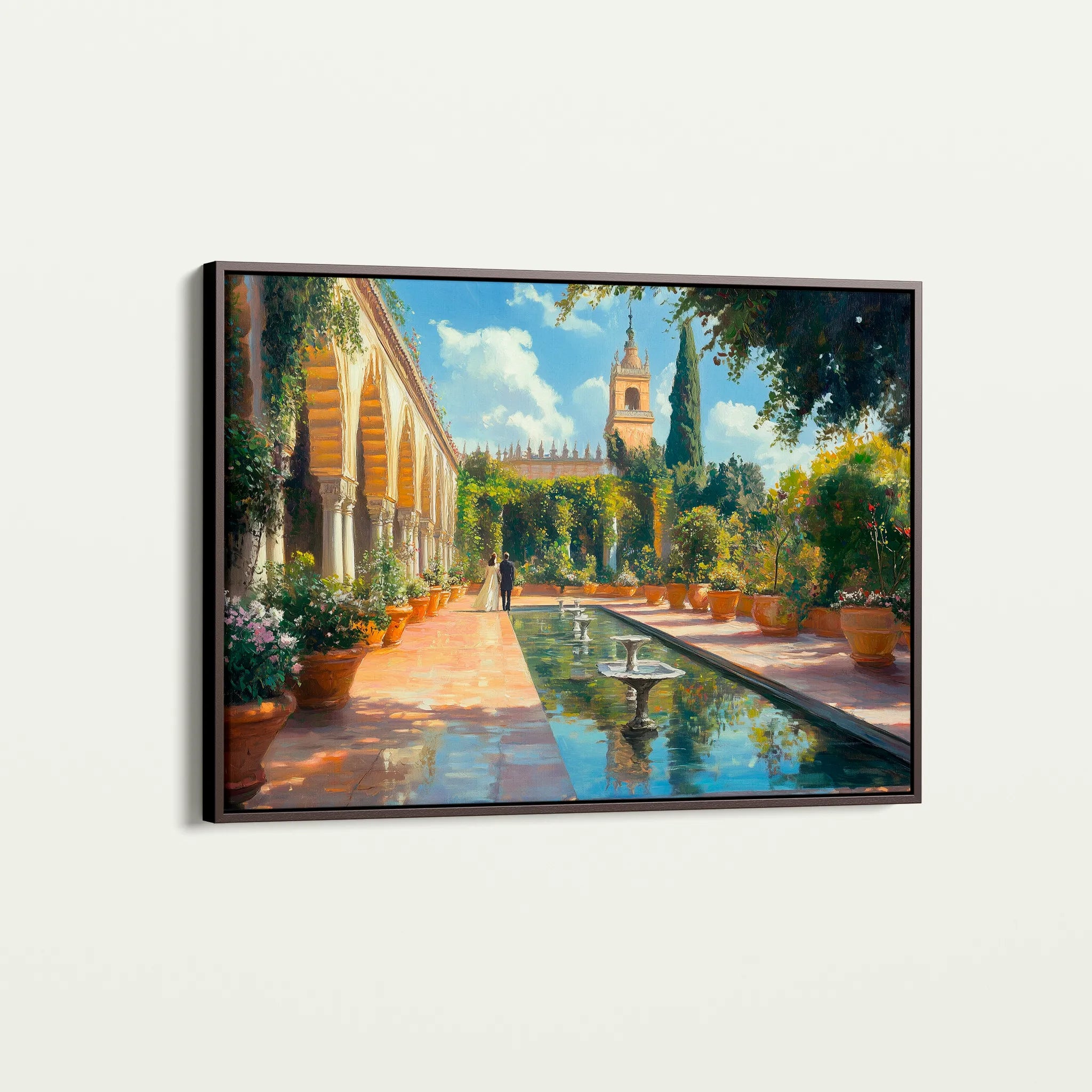 Landscape 488 Canvas Art 18" x 24" / 45 x 60 cm / Black