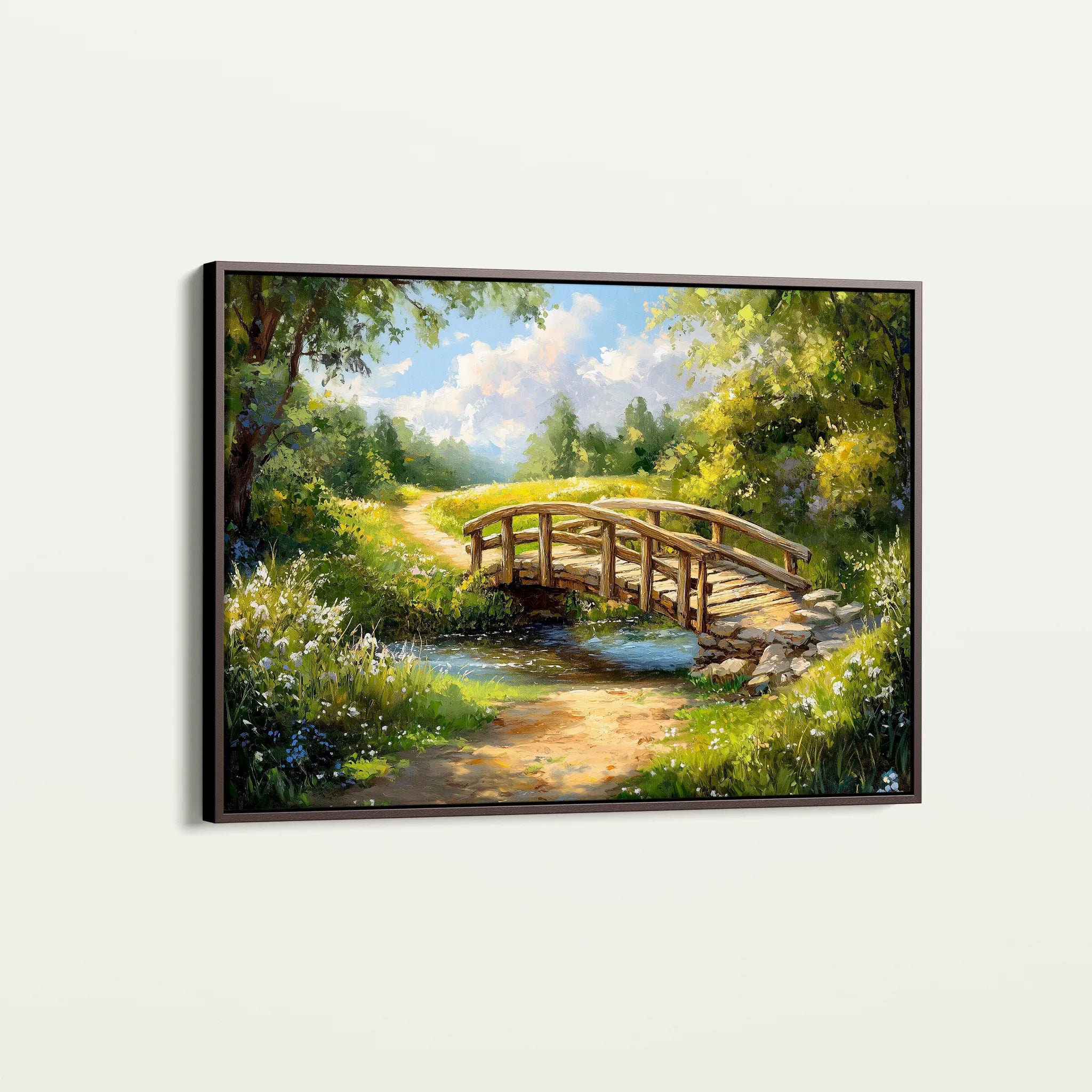 Landscape 489 Canvas Art 18" x 24" / 45 x 60 cm / Black