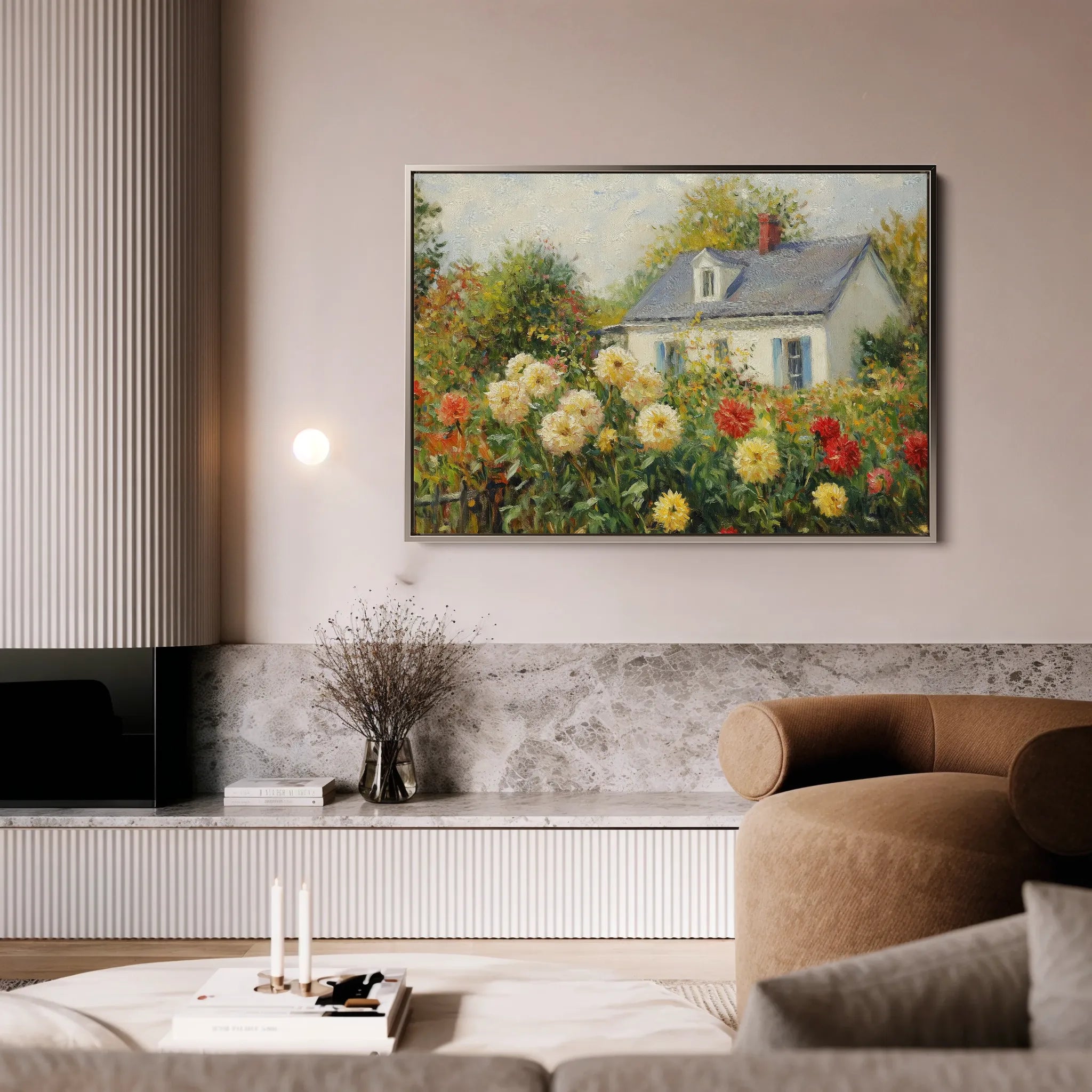 Landscape 491 Canvas Art 18" x 24" / 45 x 60 cm / Black