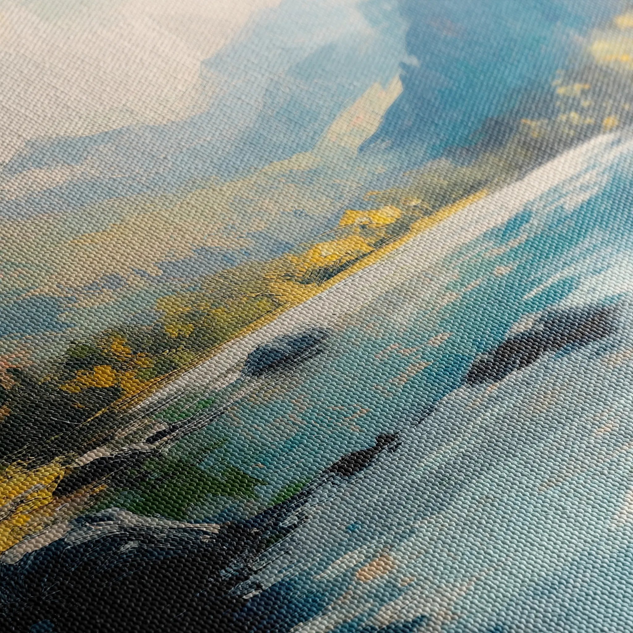 Landscape 492 Canvas Art 18" x 24" / 45 x 60 cm / Black