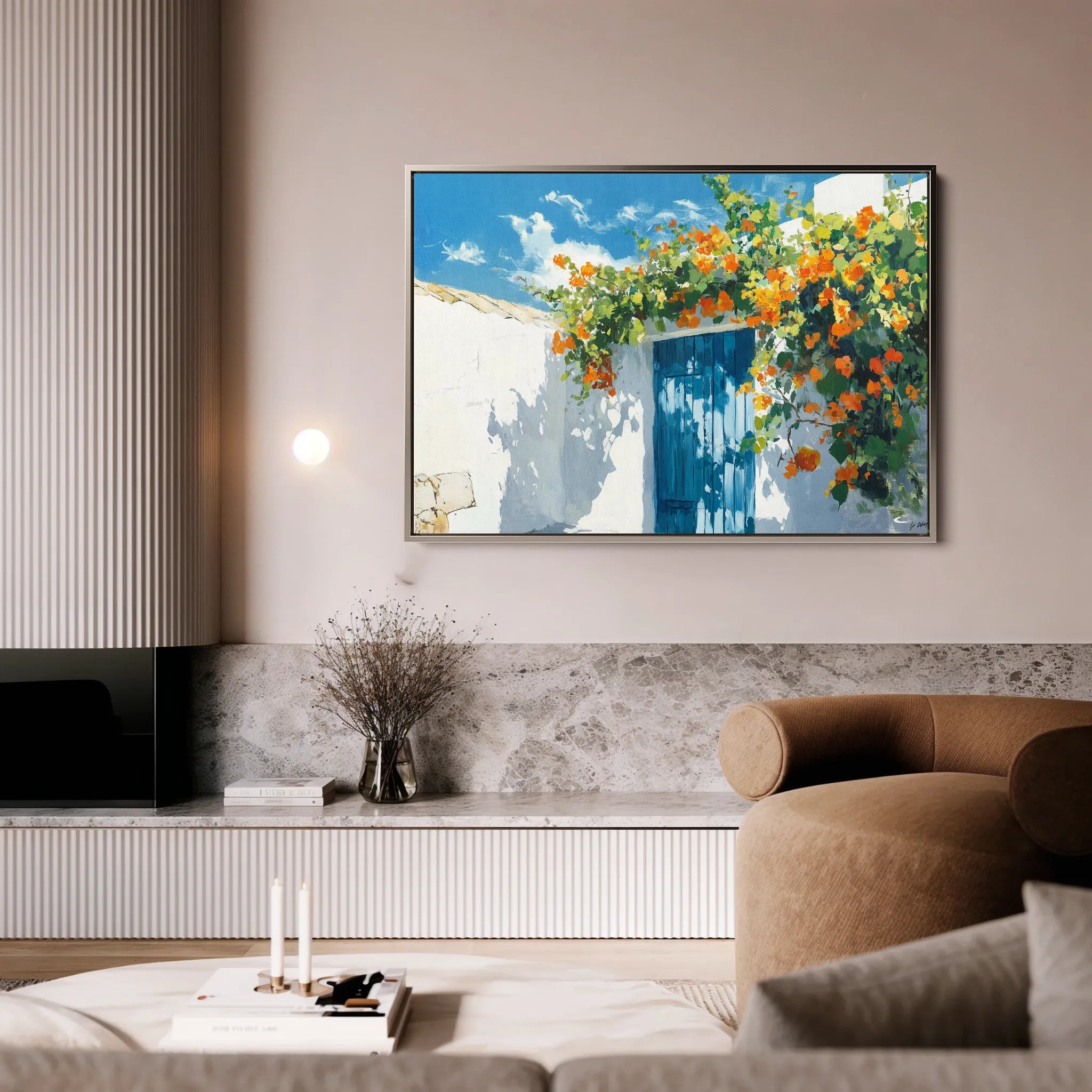 Landscape 493 Canvas Art 18" x 24" / 45 x 60 cm / Black
