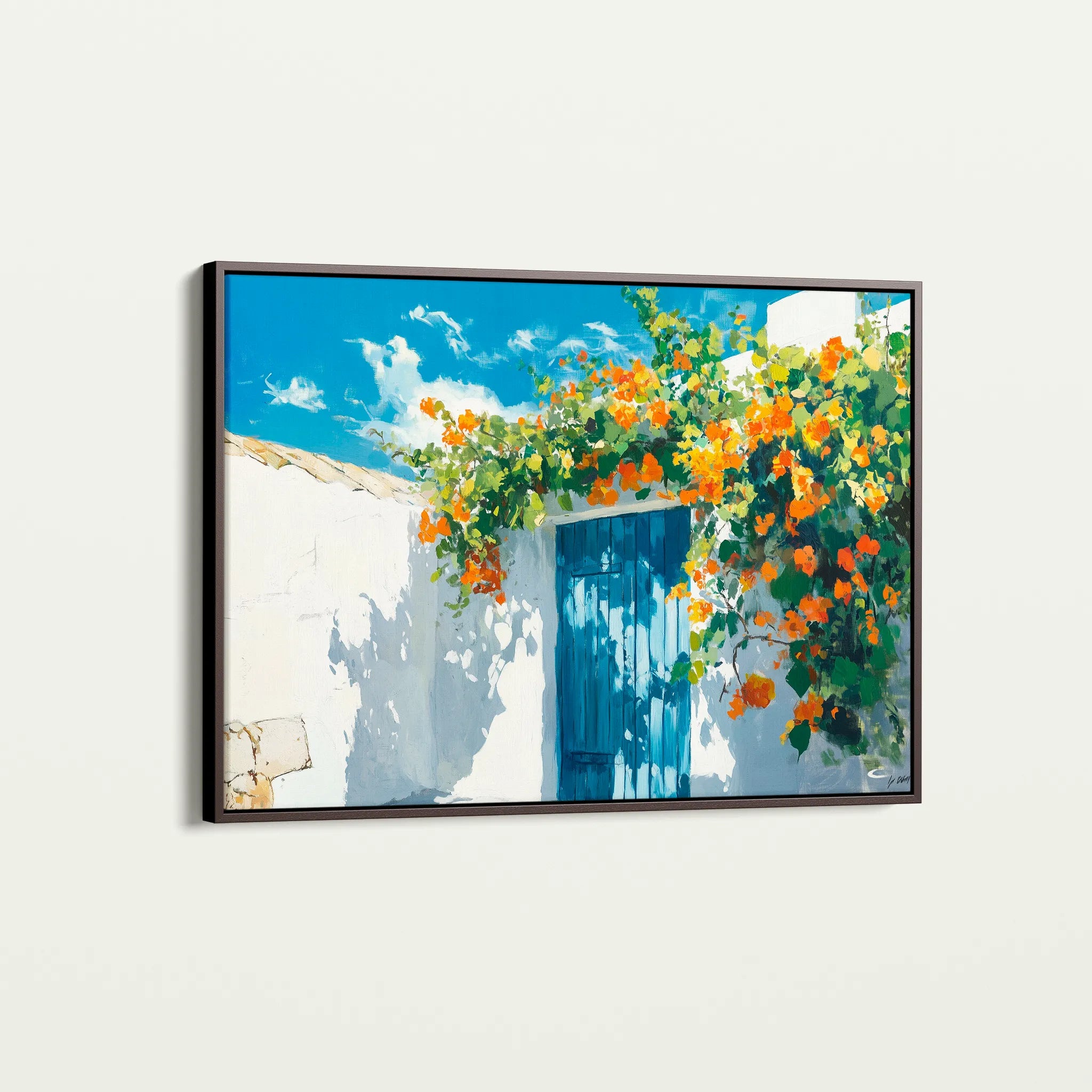 Landscape 493 Canvas Art 18" x 24" / 45 x 60 cm / Black