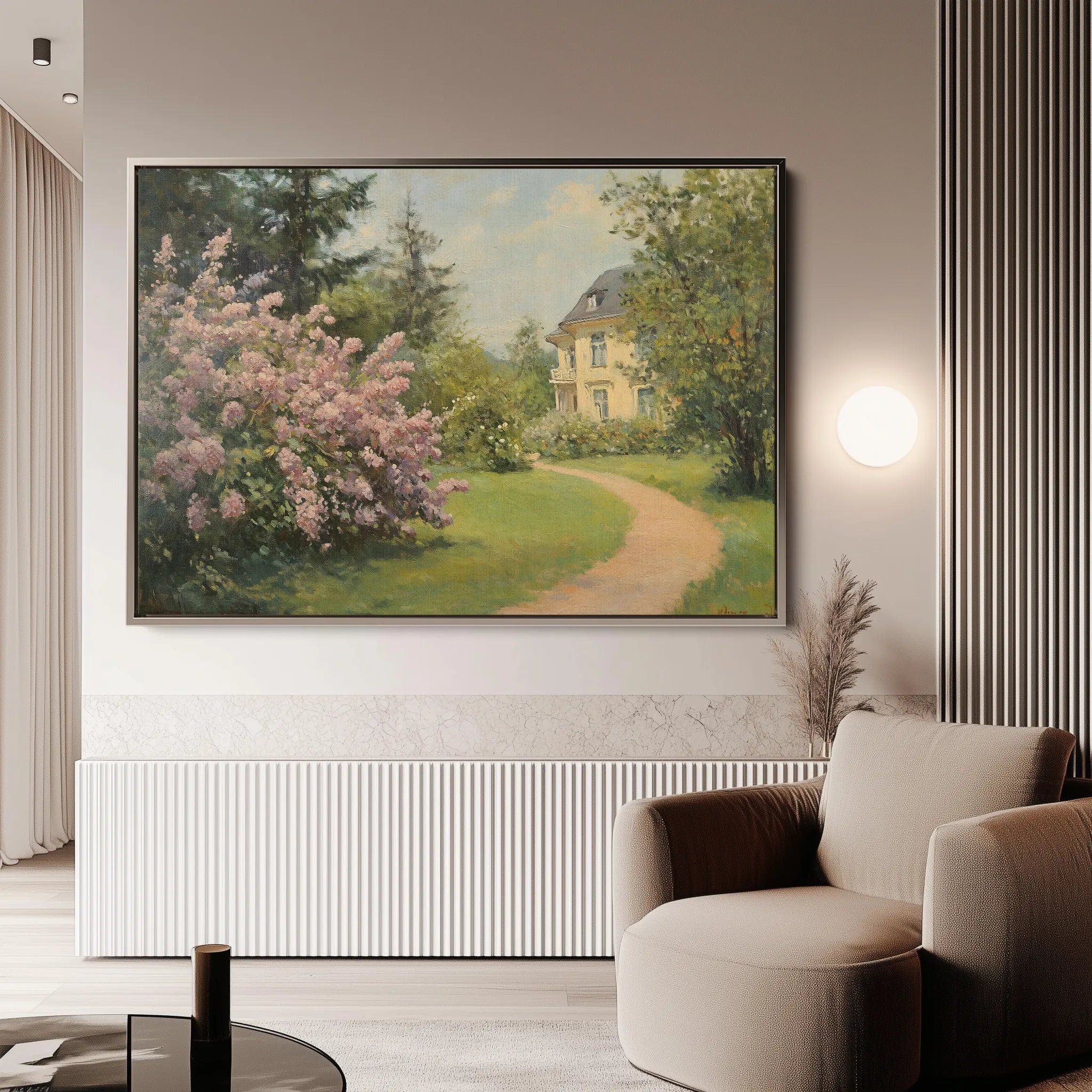 Landscape 495 Canvas Art 18" x 24" / 45 x 60 cm / Black