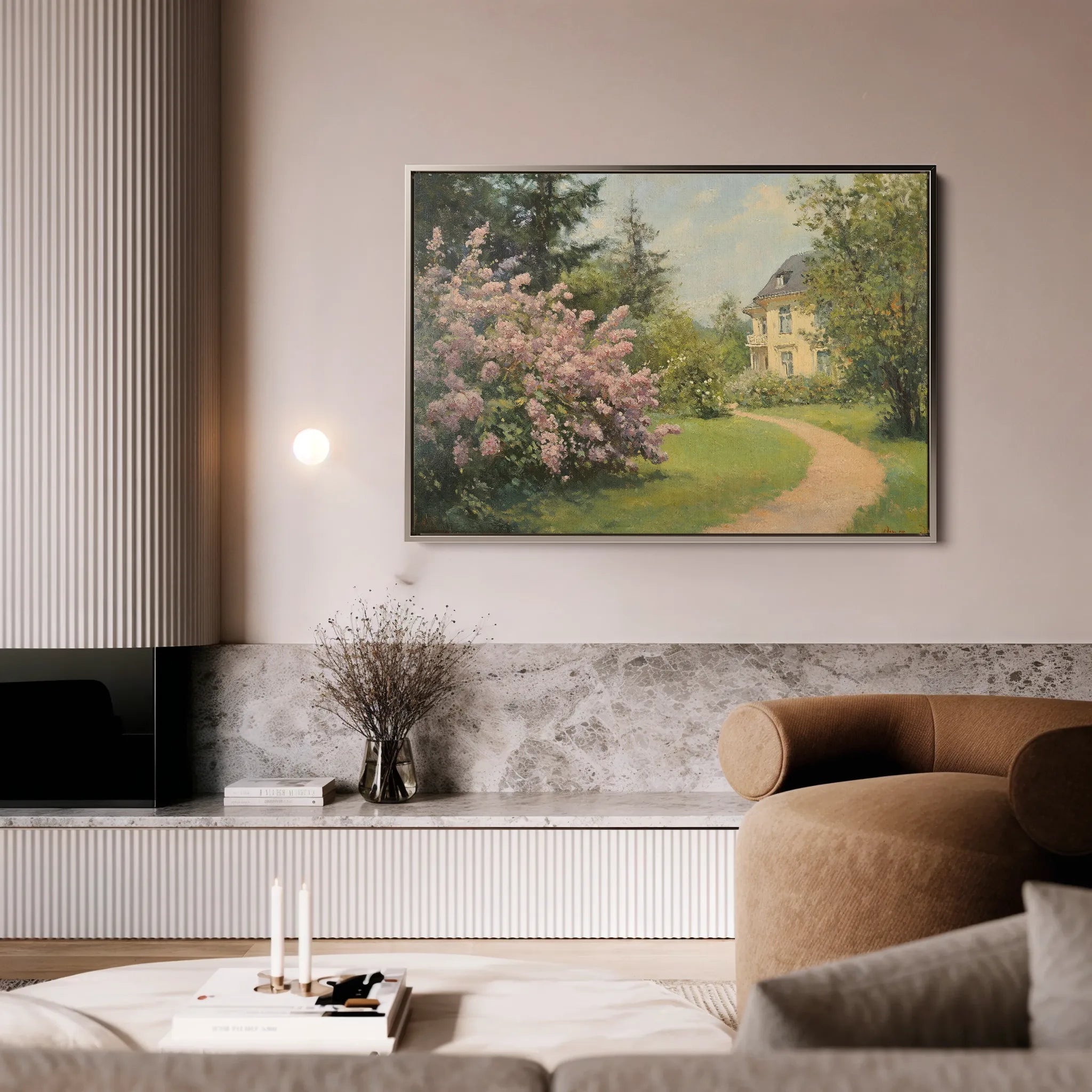Landscape 495 Canvas Art 18" x 24" / 45 x 60 cm / Black