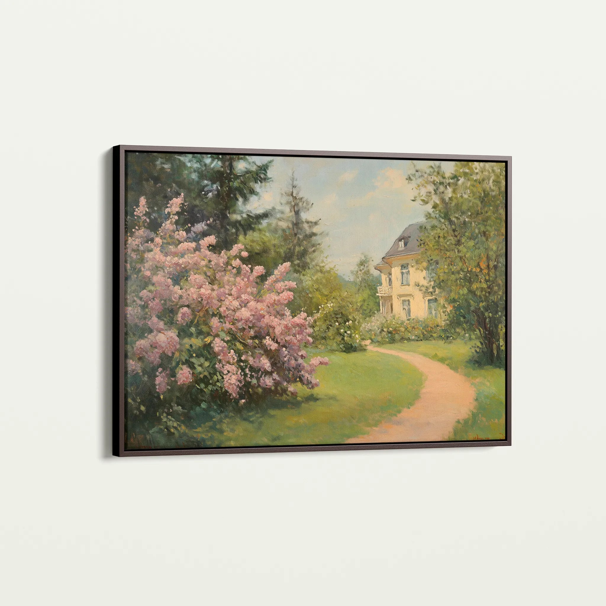Landscape 495 Canvas Art 18" x 24" / 45 x 60 cm / Black